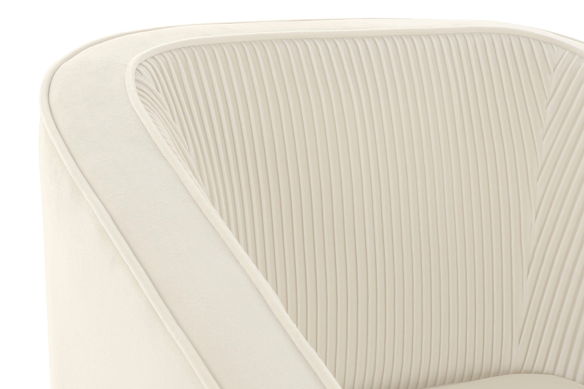 Sillon Poliester Metal 70X68X73 Crema