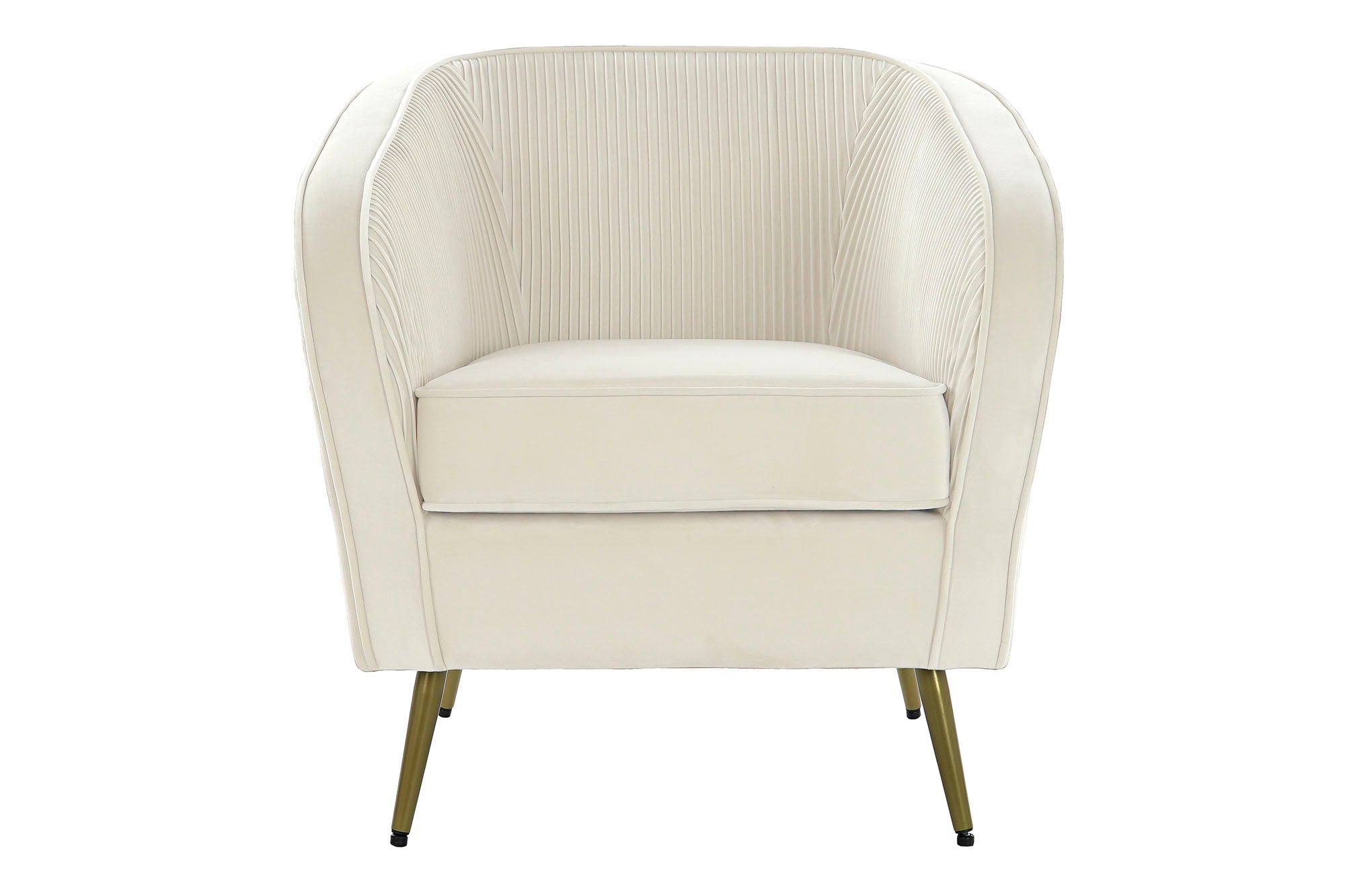 Sillon Poliester Metal 70X68X73 Crema