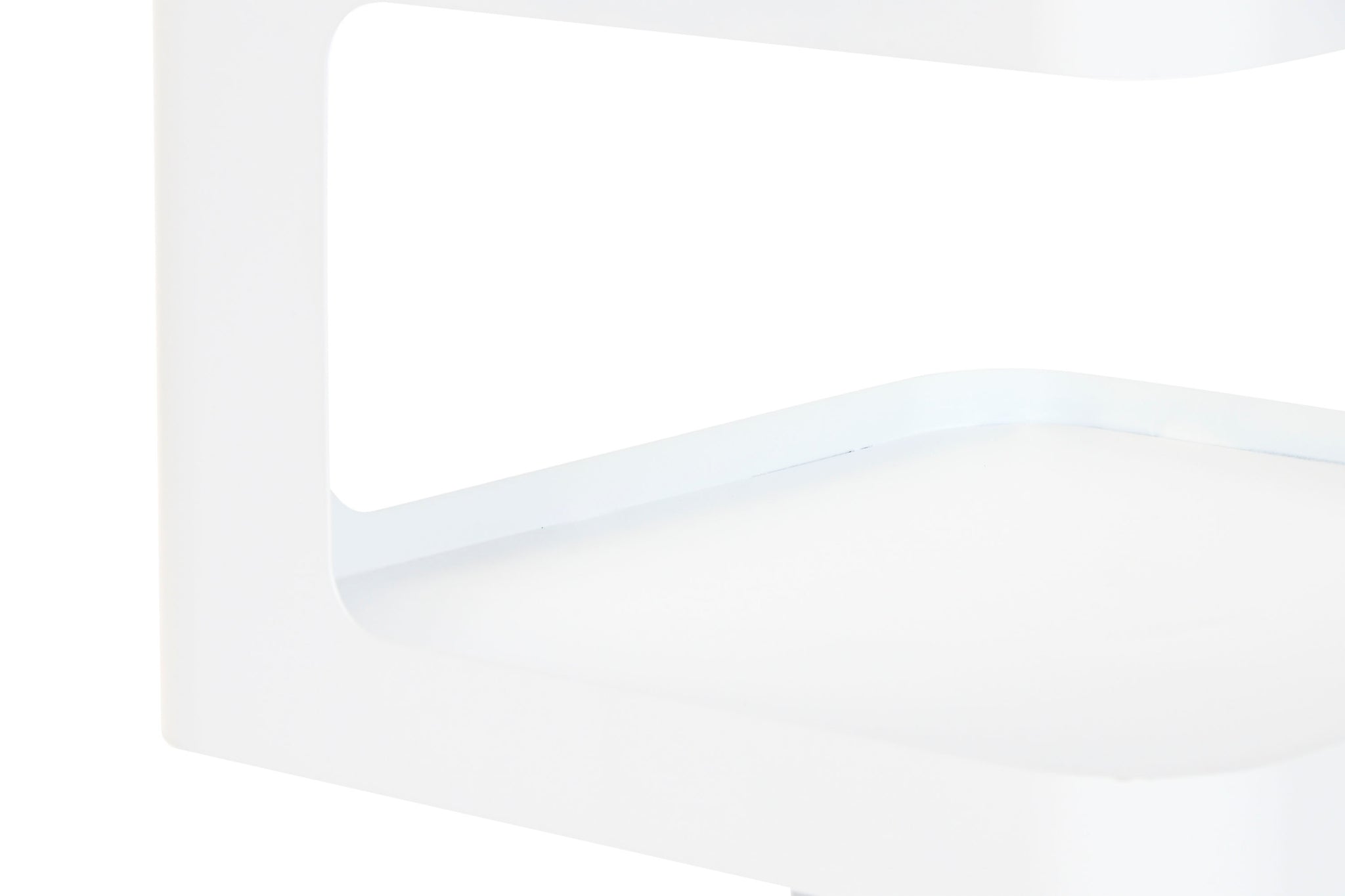 Mesita Auxiliar Metal 40X40X54 7,00 Blanco
