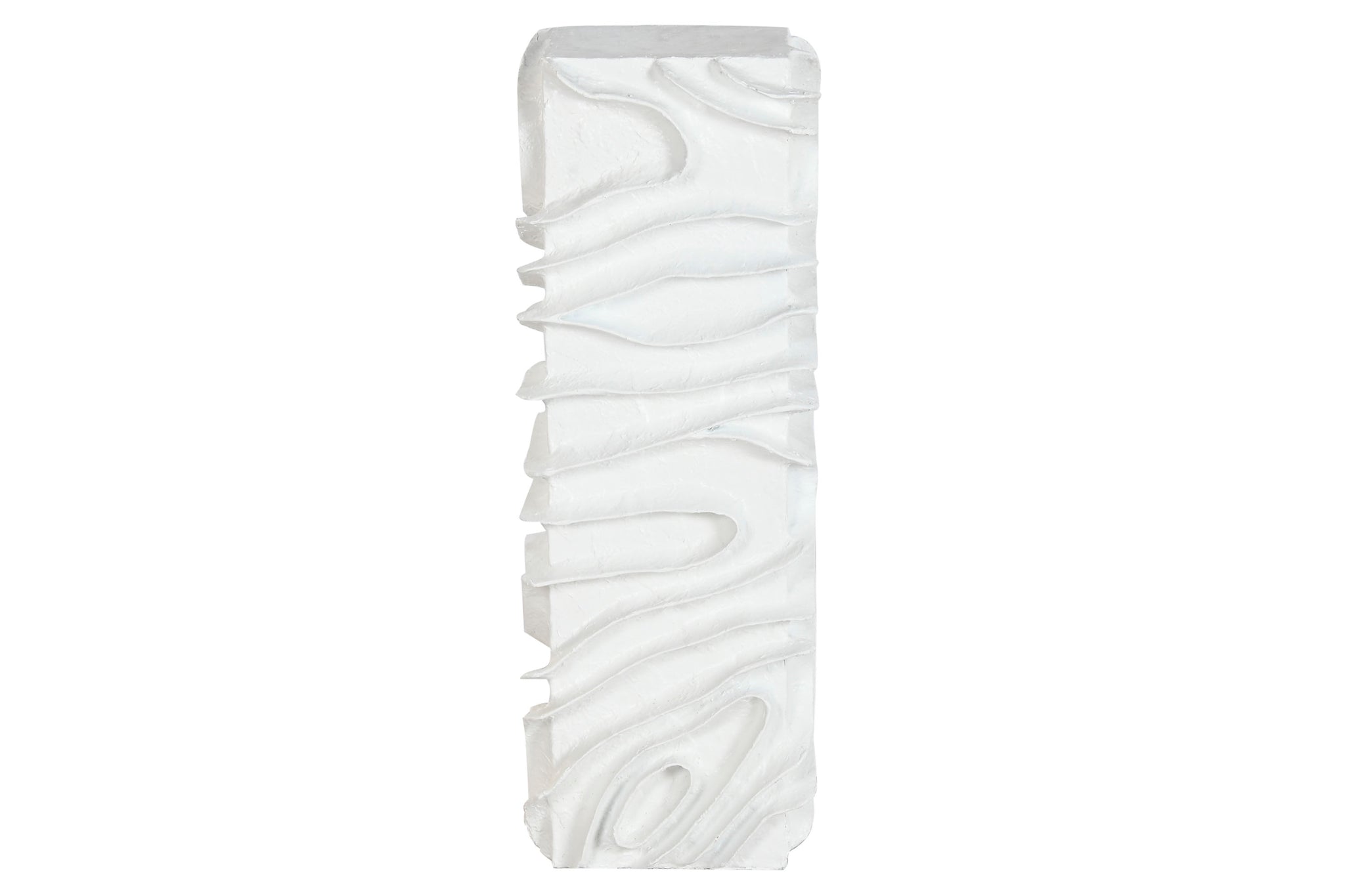 Pedestal Mdf Papel Mache 29X29X80 Moderno 3D