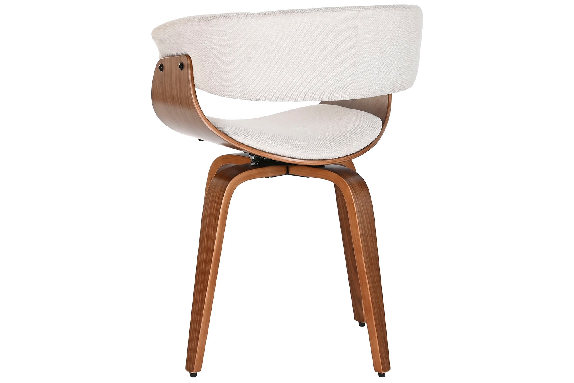 Silla Poliester Nogal 61X46X78 Giratoria Beige