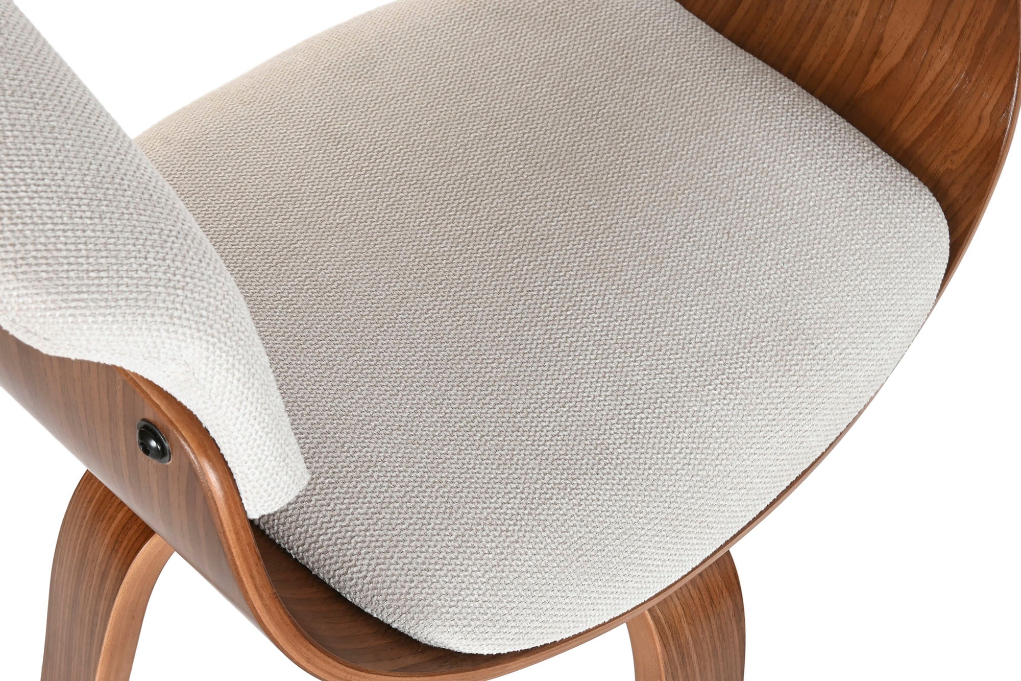 Silla Poliester Nogal 61X46X78 Giratoria Beige