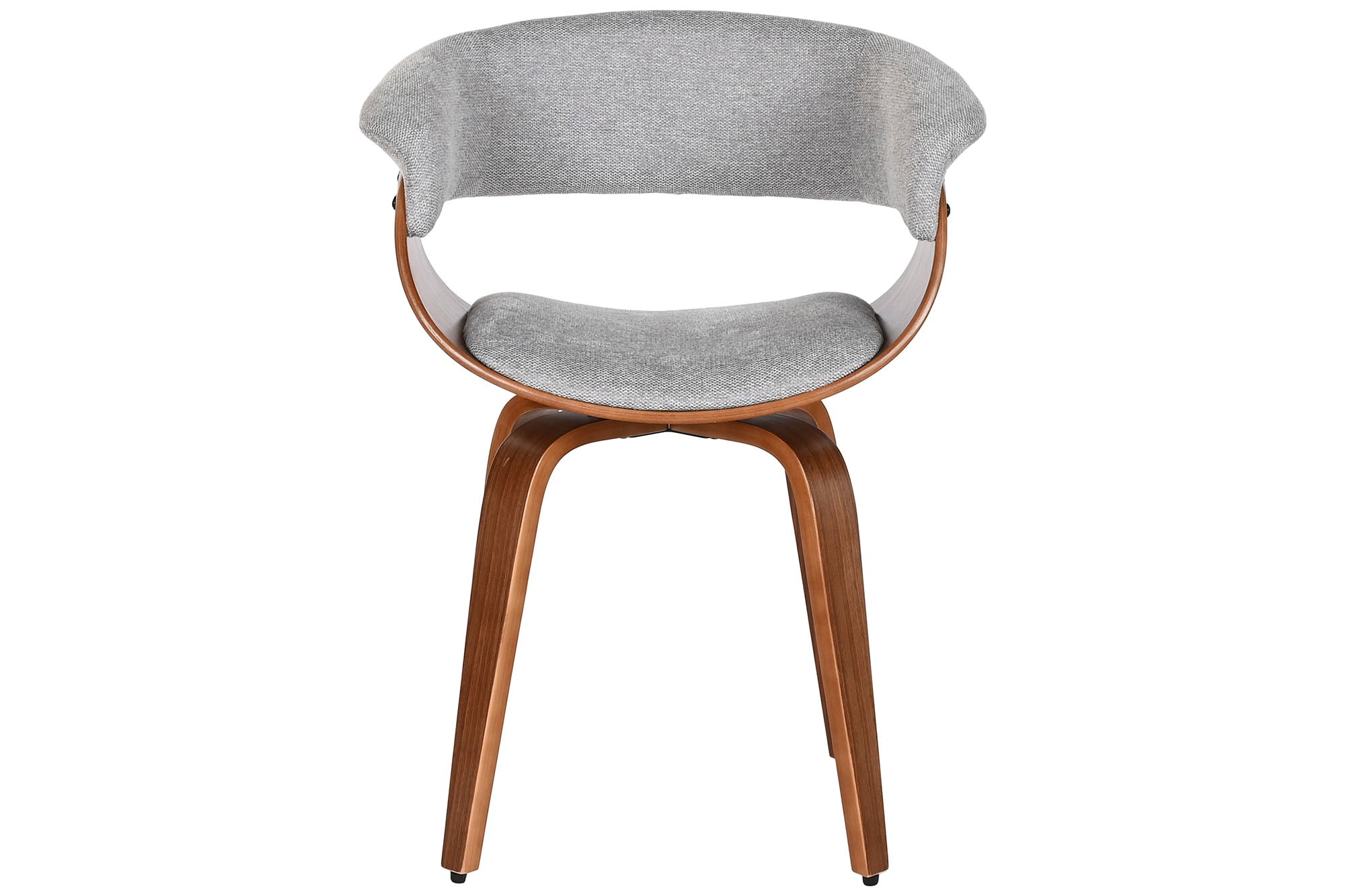 Silla Poliester Nogal 61X46X78 Giratoria Gris