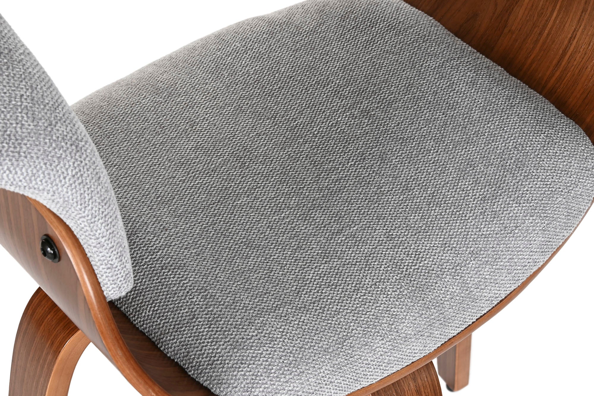 Silla Poliester Nogal 61X46X78 Giratoria Gris