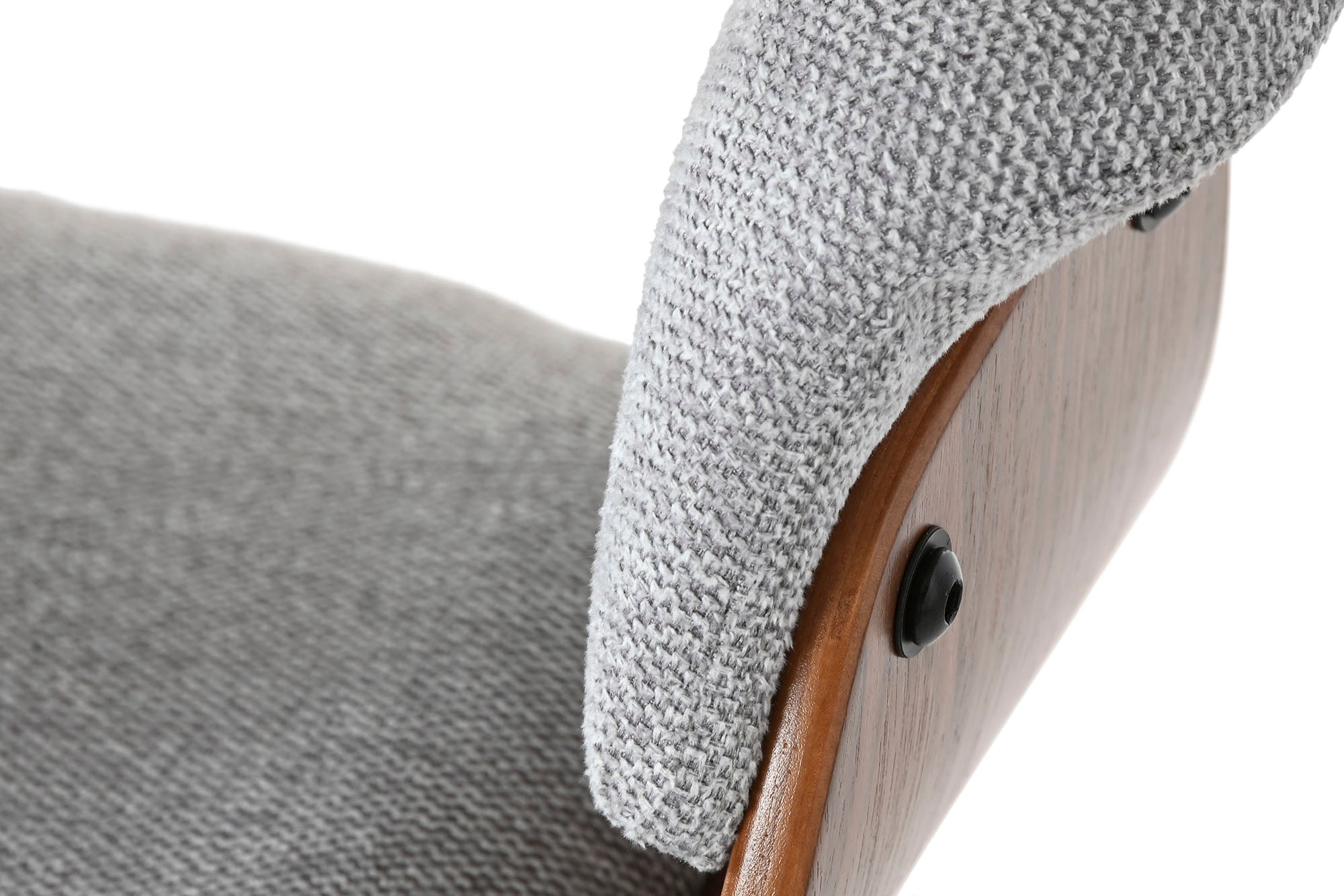 Silla Poliester Nogal 61X46X78 Giratoria Gris