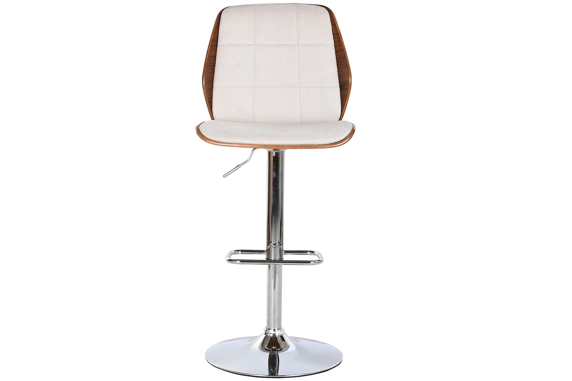 Taburete Poliester Nogal 50X52X121 Ajustable