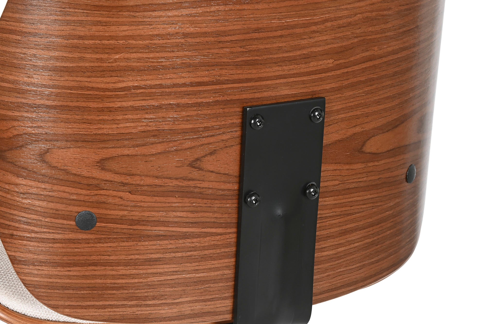 Taburete Poliester Nogal 50X52X121 Ajustable