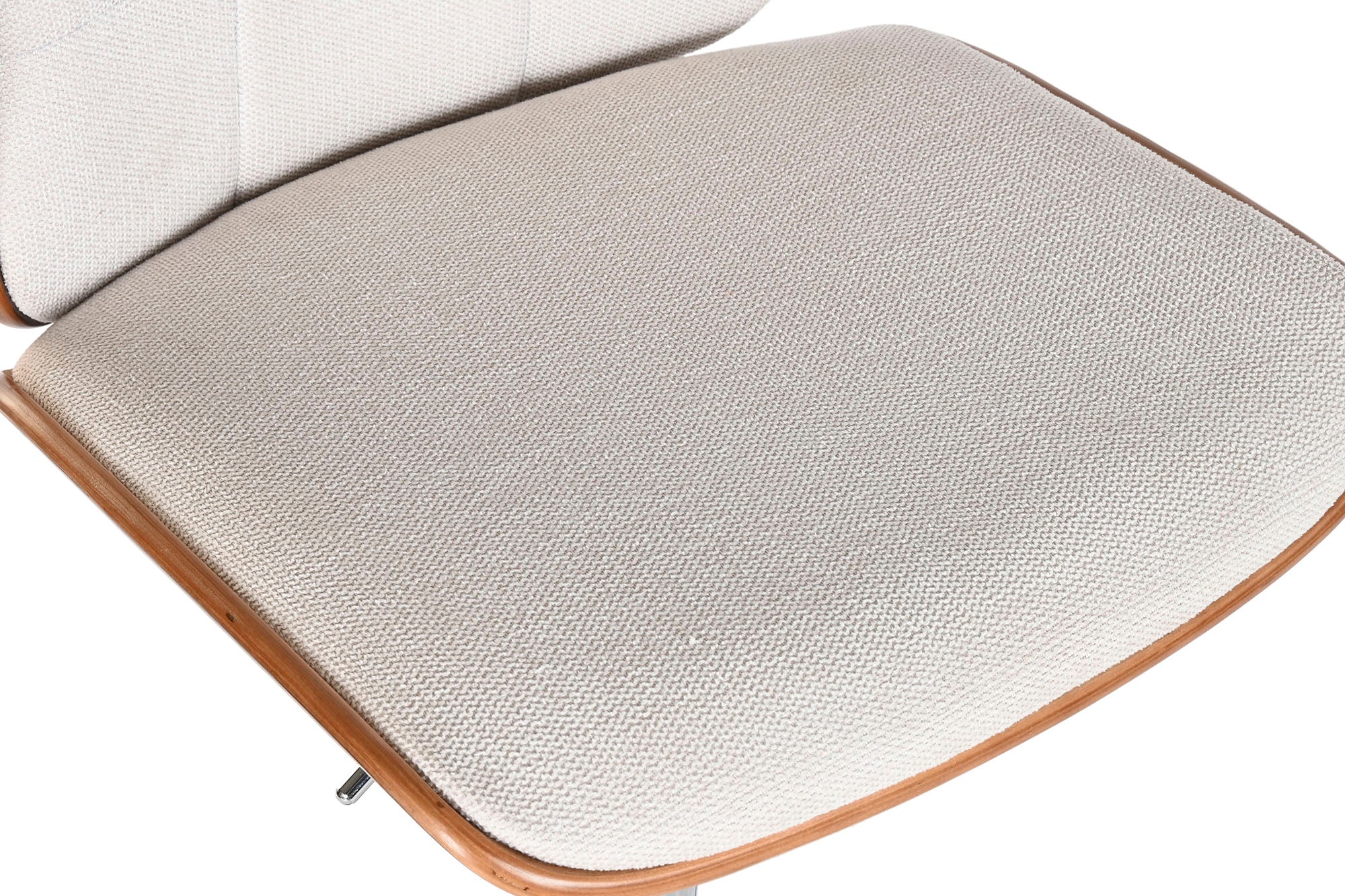 Taburete Poliester Nogal 50X52X121 Ajustable