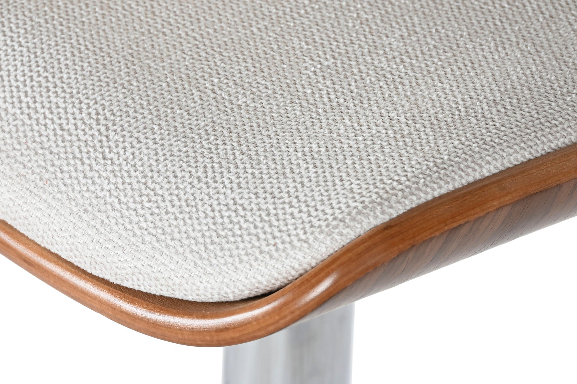 Taburete Poliester Nogal 50X52X121 Ajustable