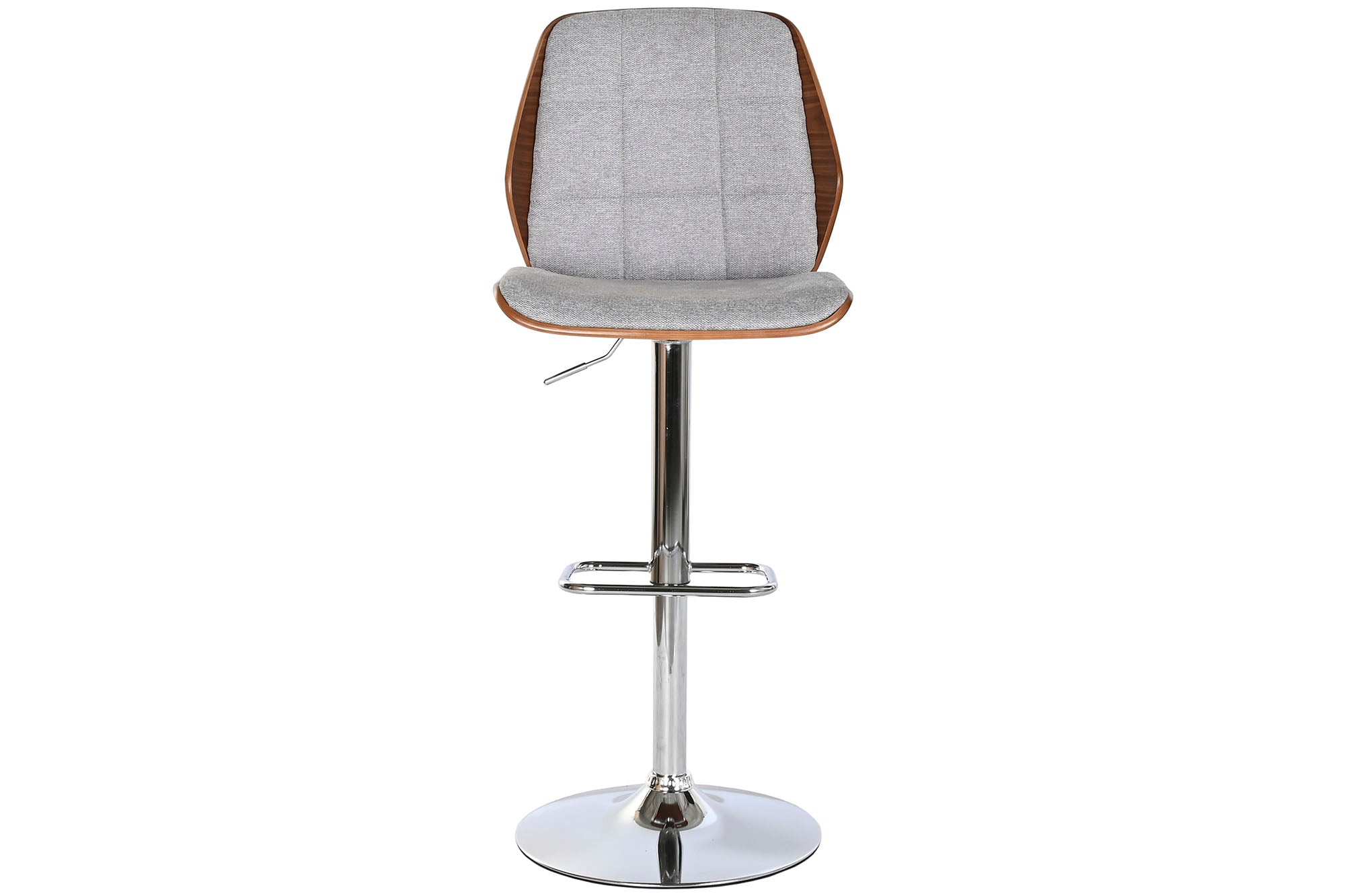 Taburete Poliester Nogal 50X52X121 Ajustable