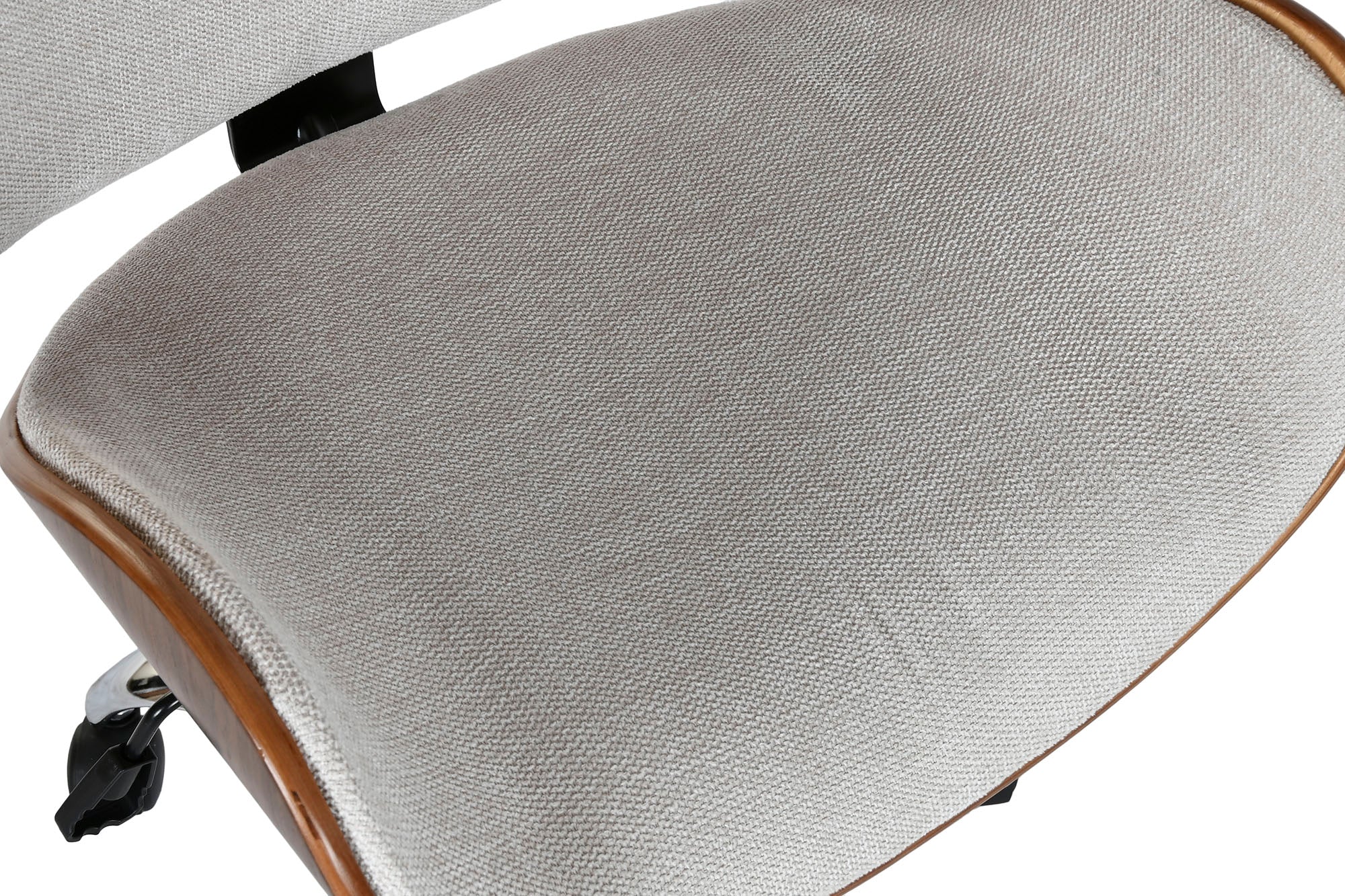 Silla Poliester Nogal 52X58,5X98 Ajustable Cromado