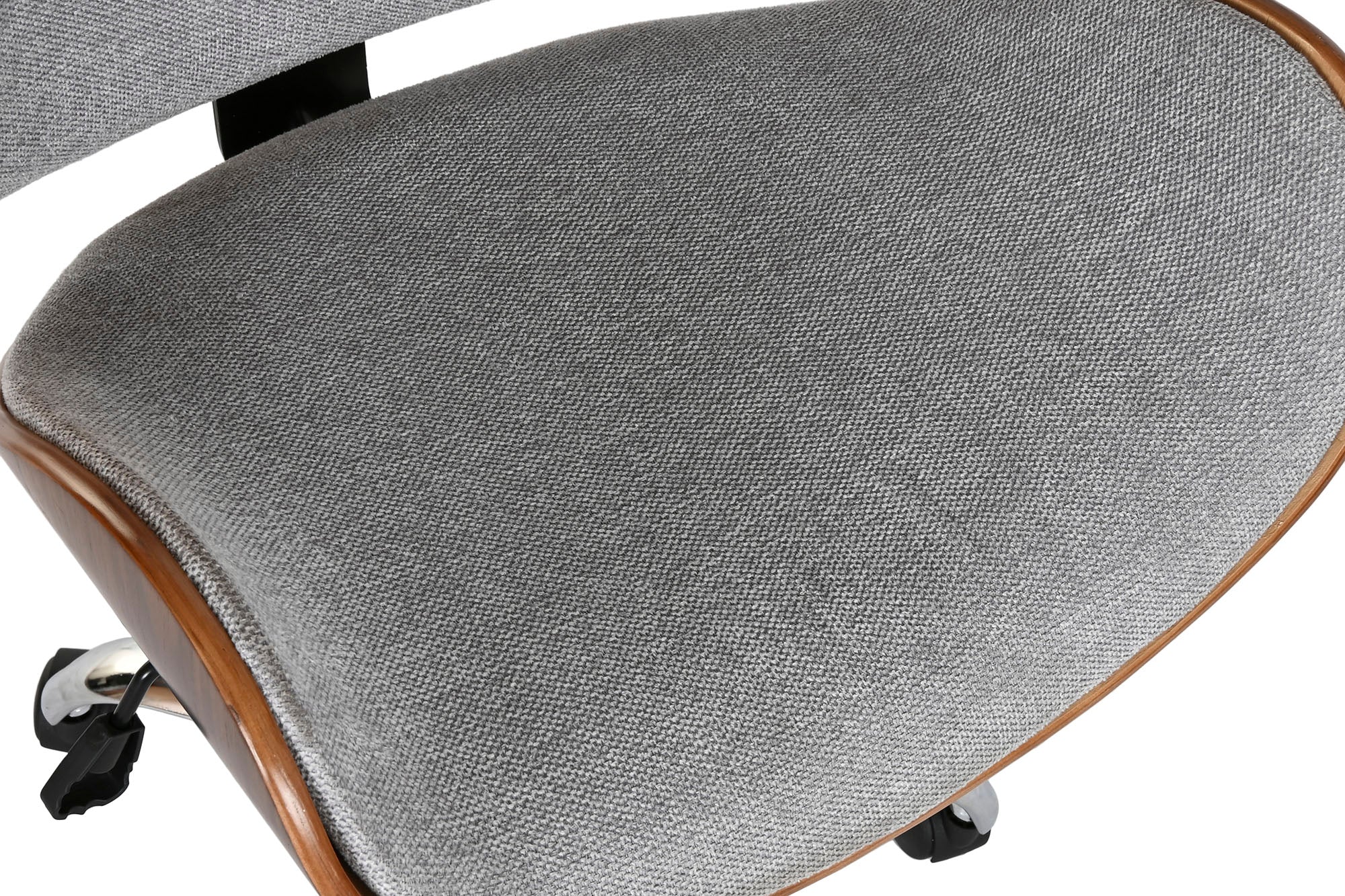 Silla Poliester Nogal 52X58,5X98 Ajustable Cromado
