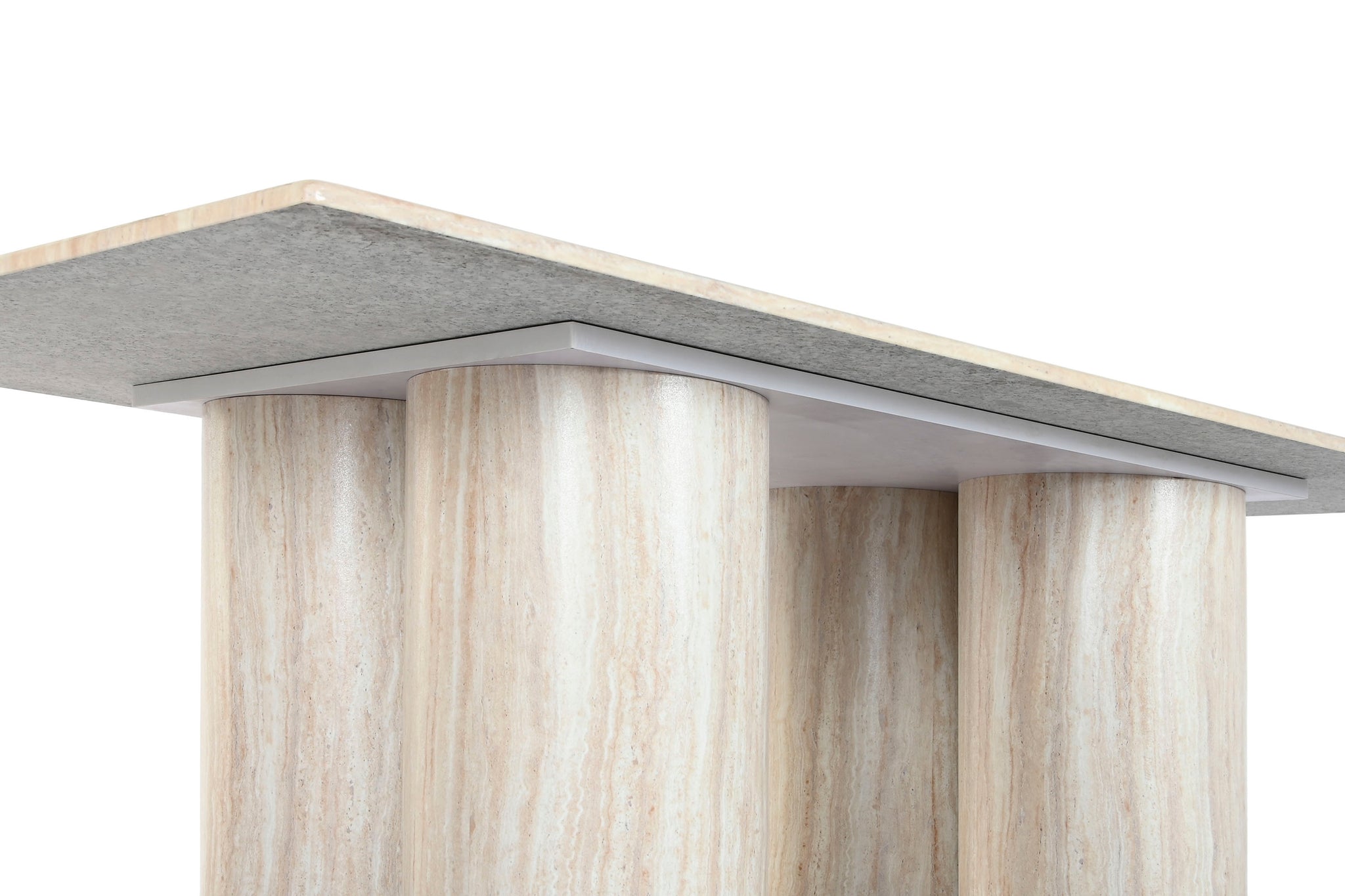 Mesa Centro Granito Mdf 130X70X45 Beige