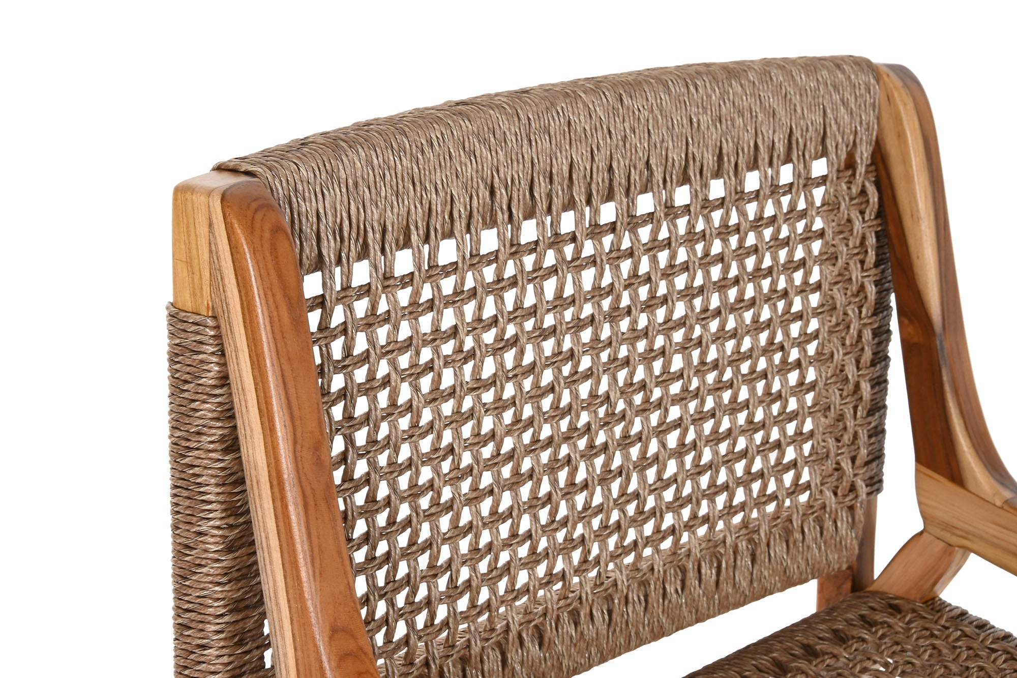 Silla Teca Fibra 65X62X72 Marron