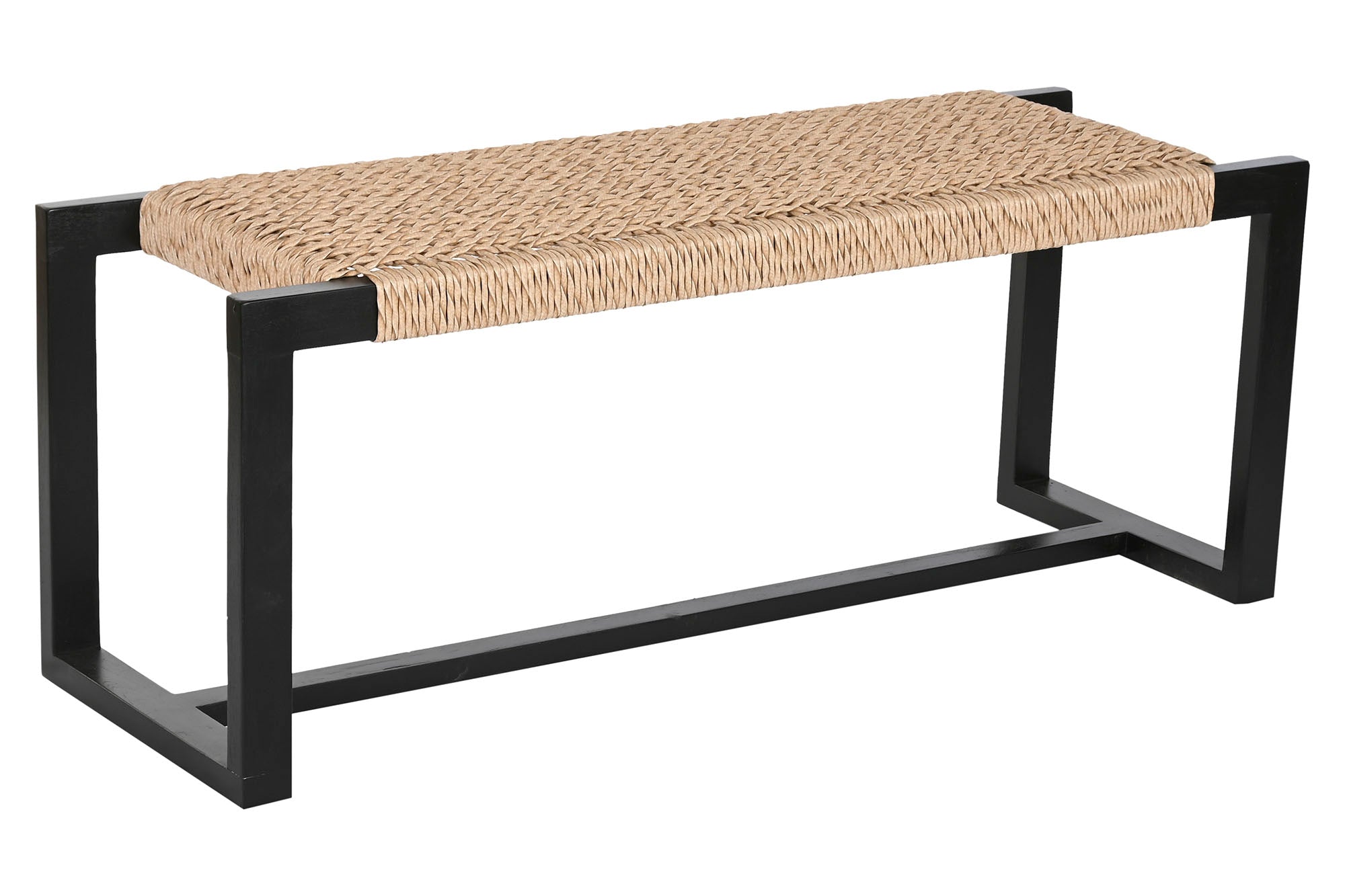 Descalzadora Teca Fibra 120X40X45 Negro