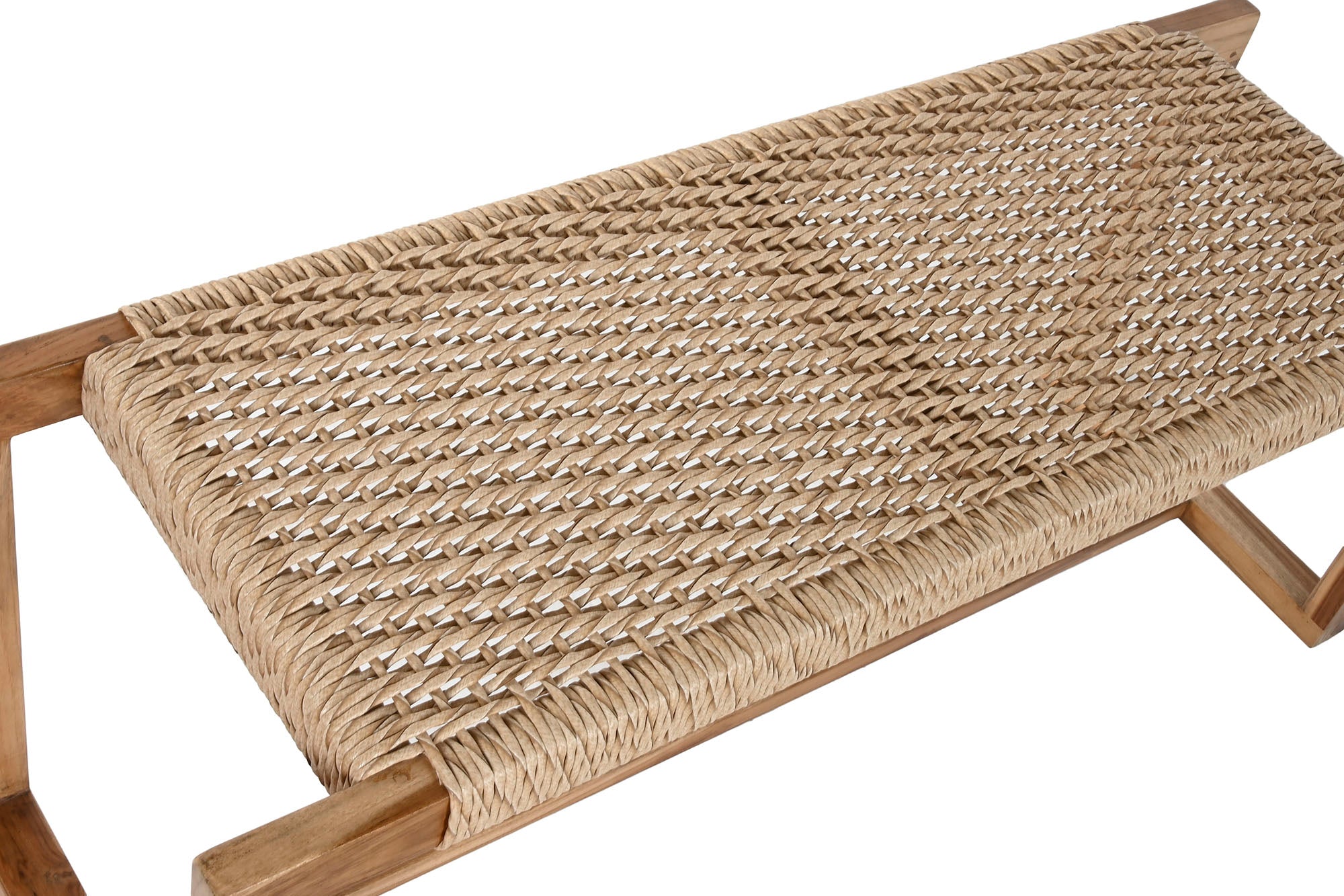 Descalzadora Teca Fibra 120X40X45 Marron