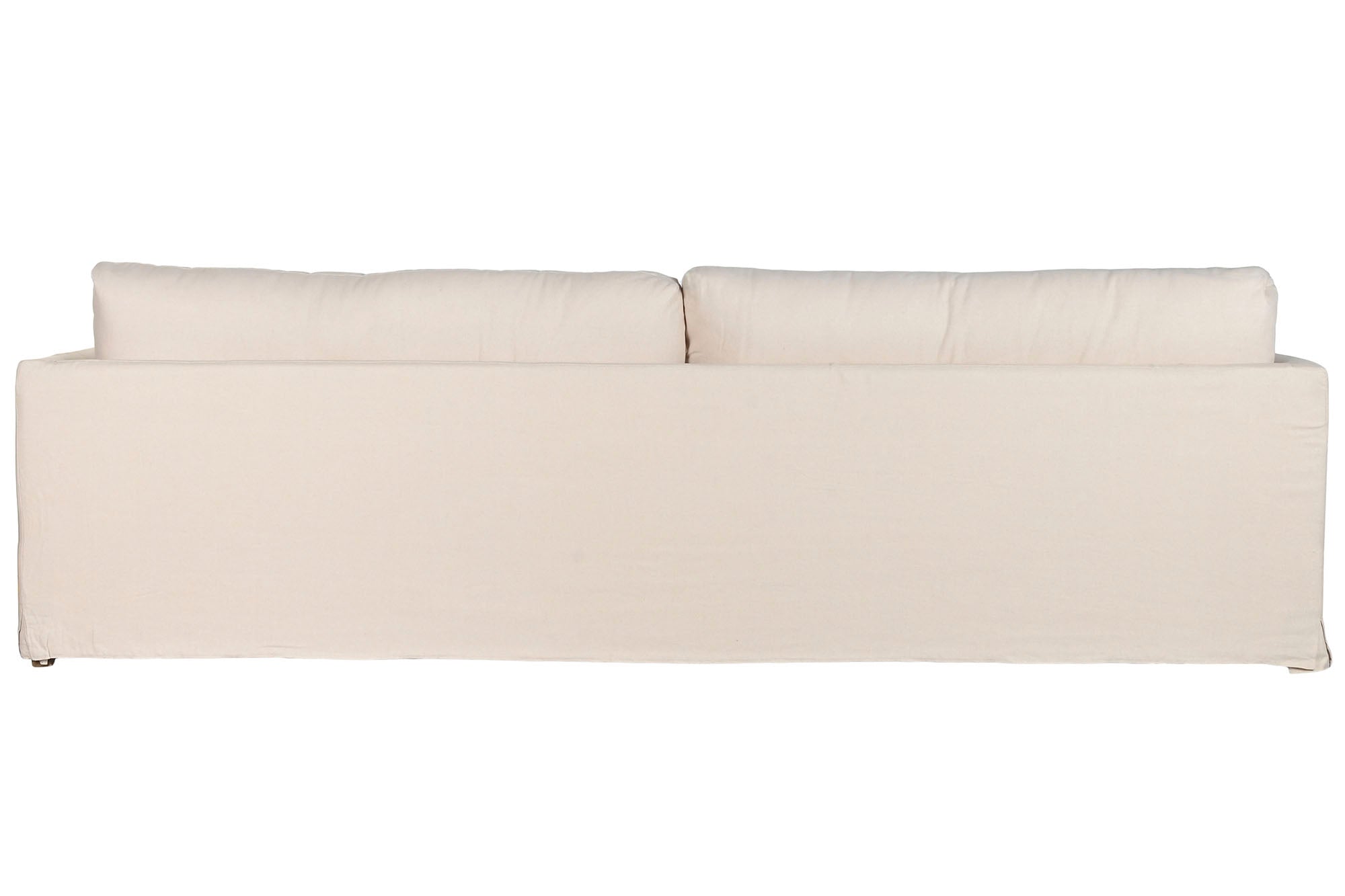 Sofa Lino Algodon 270X86X80 2 Cojines Beige