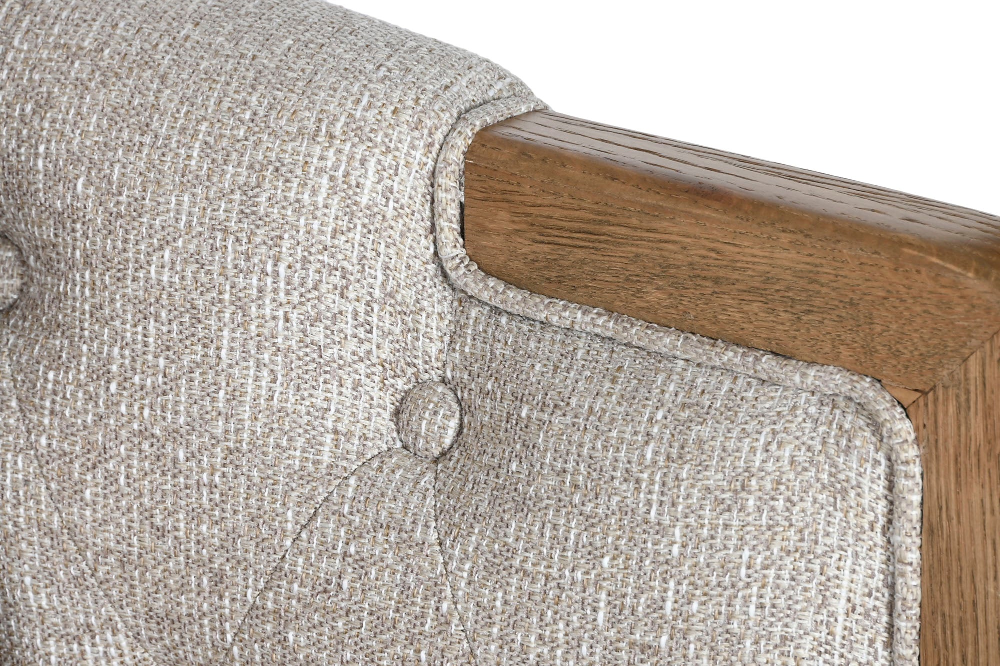 Sofa Fresno Poliester 207X84X76 Capitone 3 Cojines