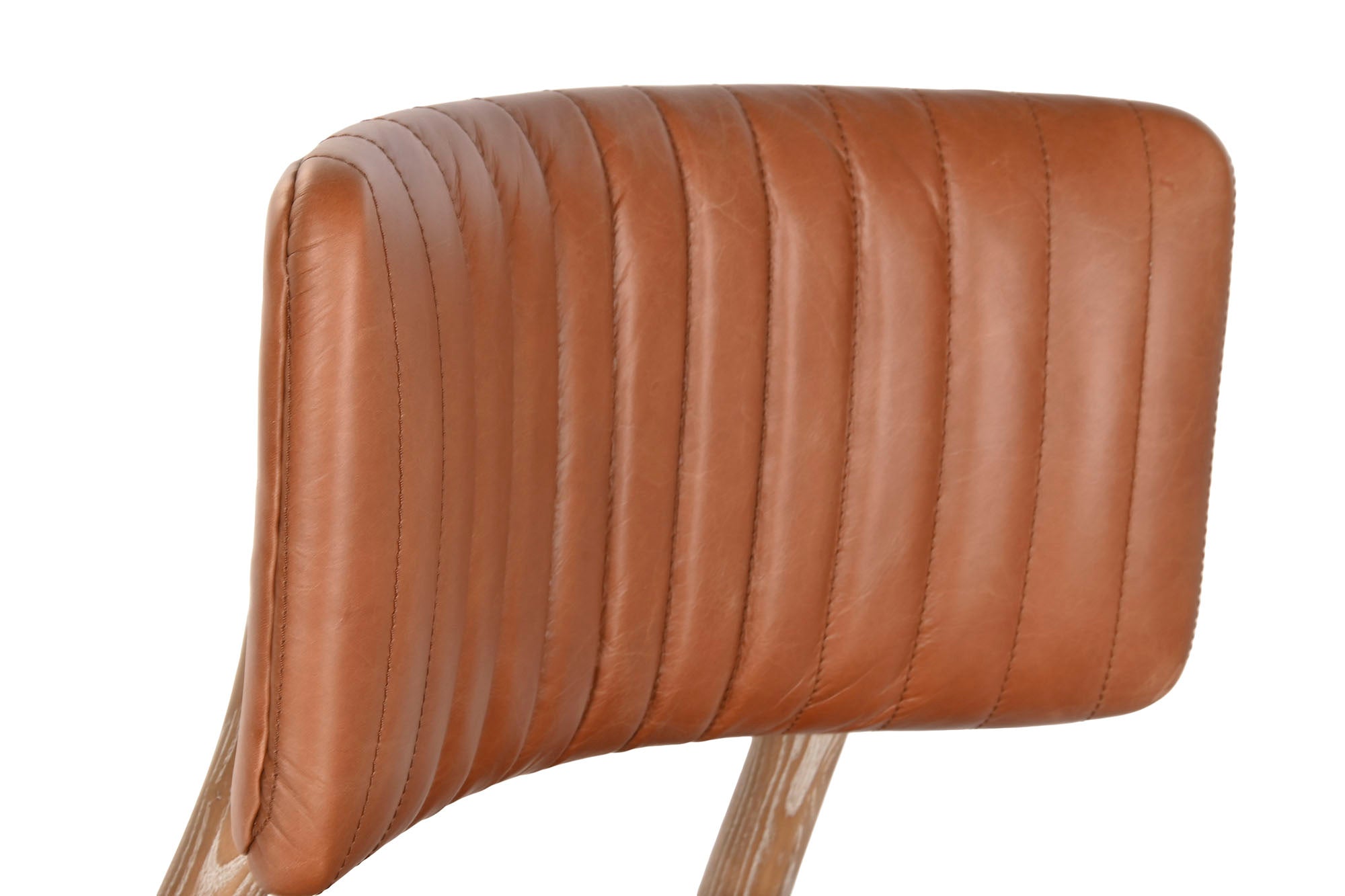 Silla Fresno Piel 46X53,5X80 Decape Blanco