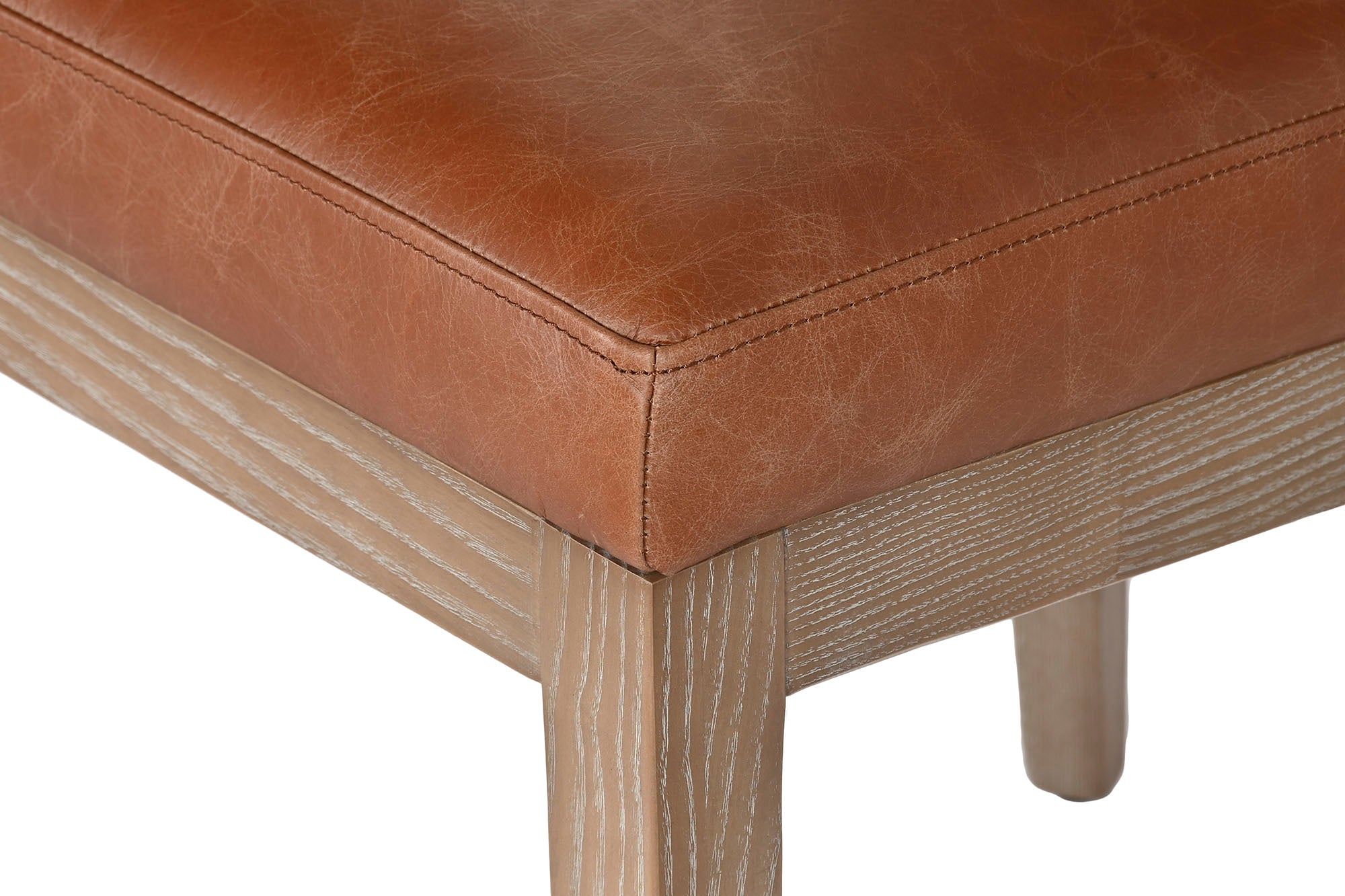 Silla Fresno Piel 46X59X81 Decape Blanco