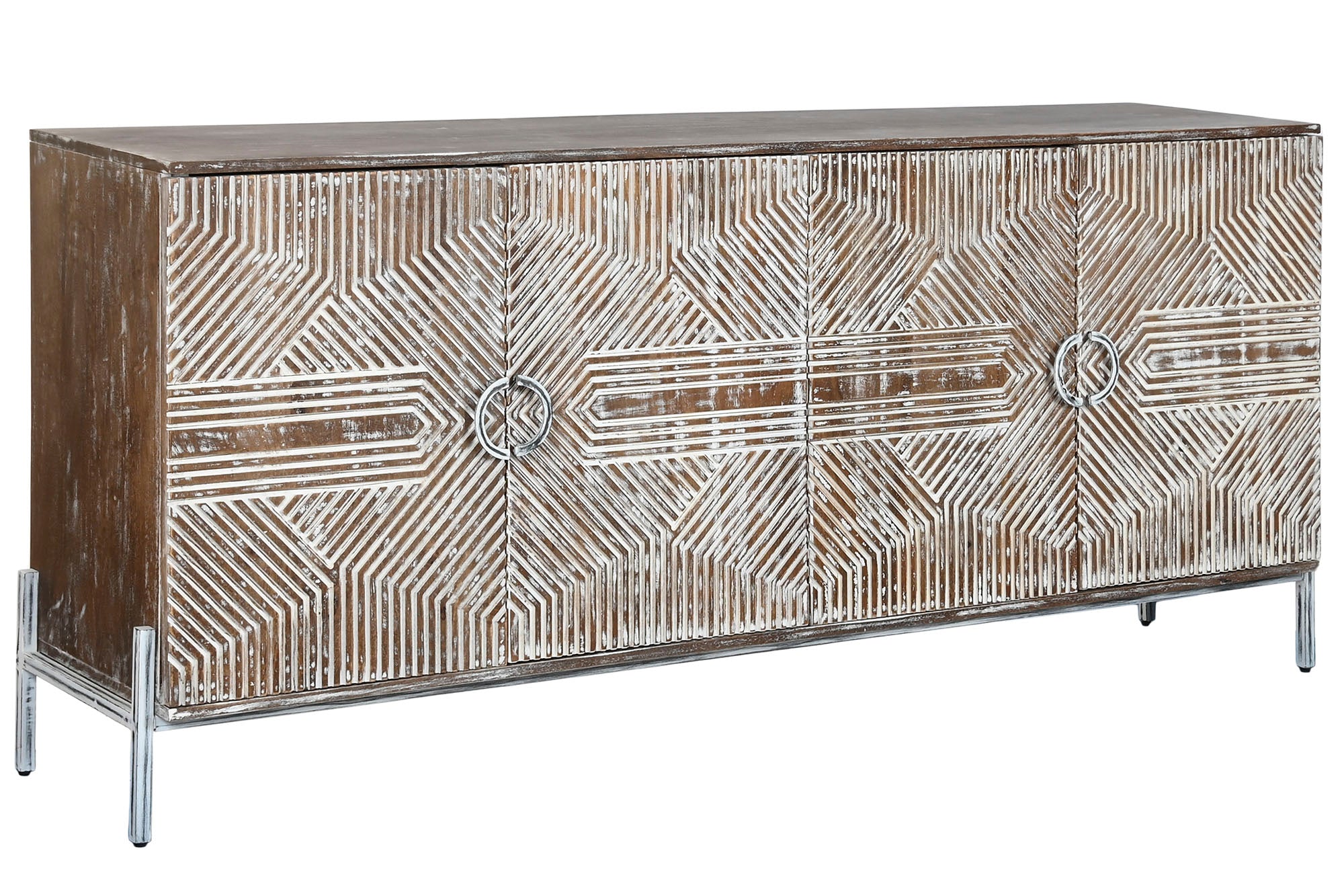 Aparador Mango 180X40X80 42,50 Decape Blanco