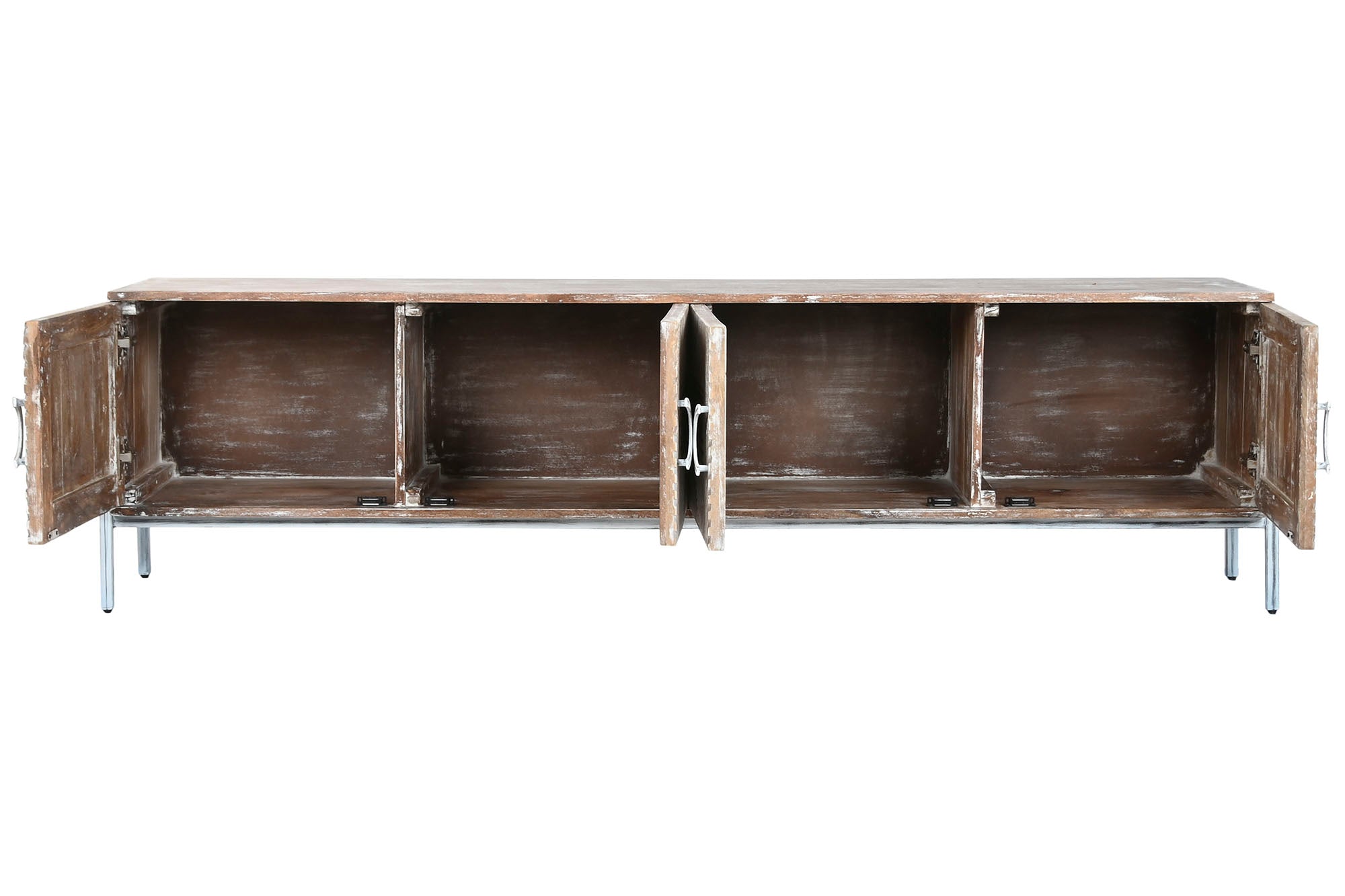 Mueble Tv Mango 180X40X50 32,50 Decape Blanco