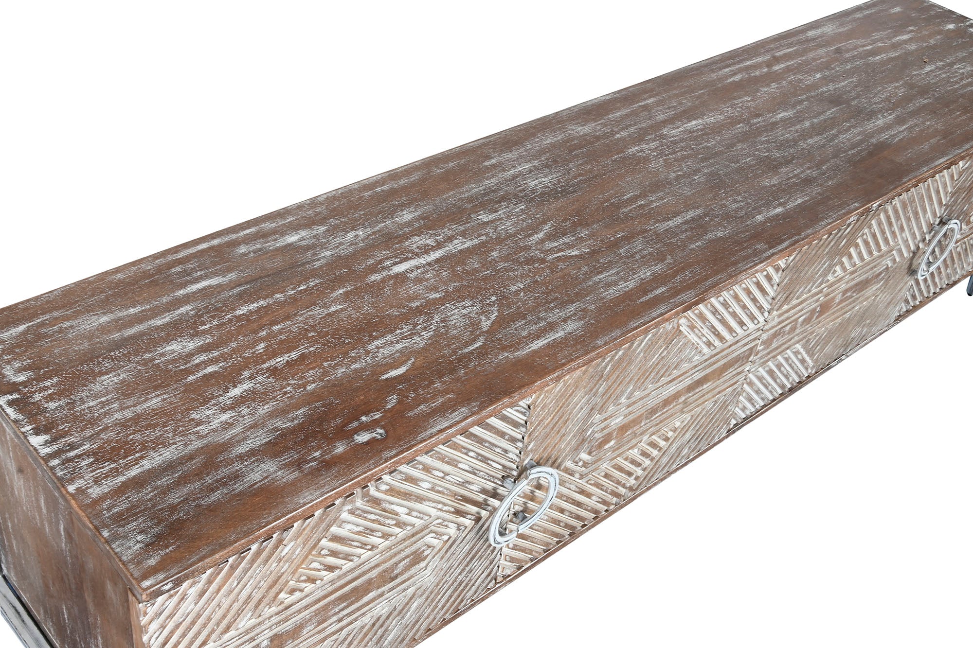 Mueble Tv Mango 180X40X50 32,50 Decape Blanco