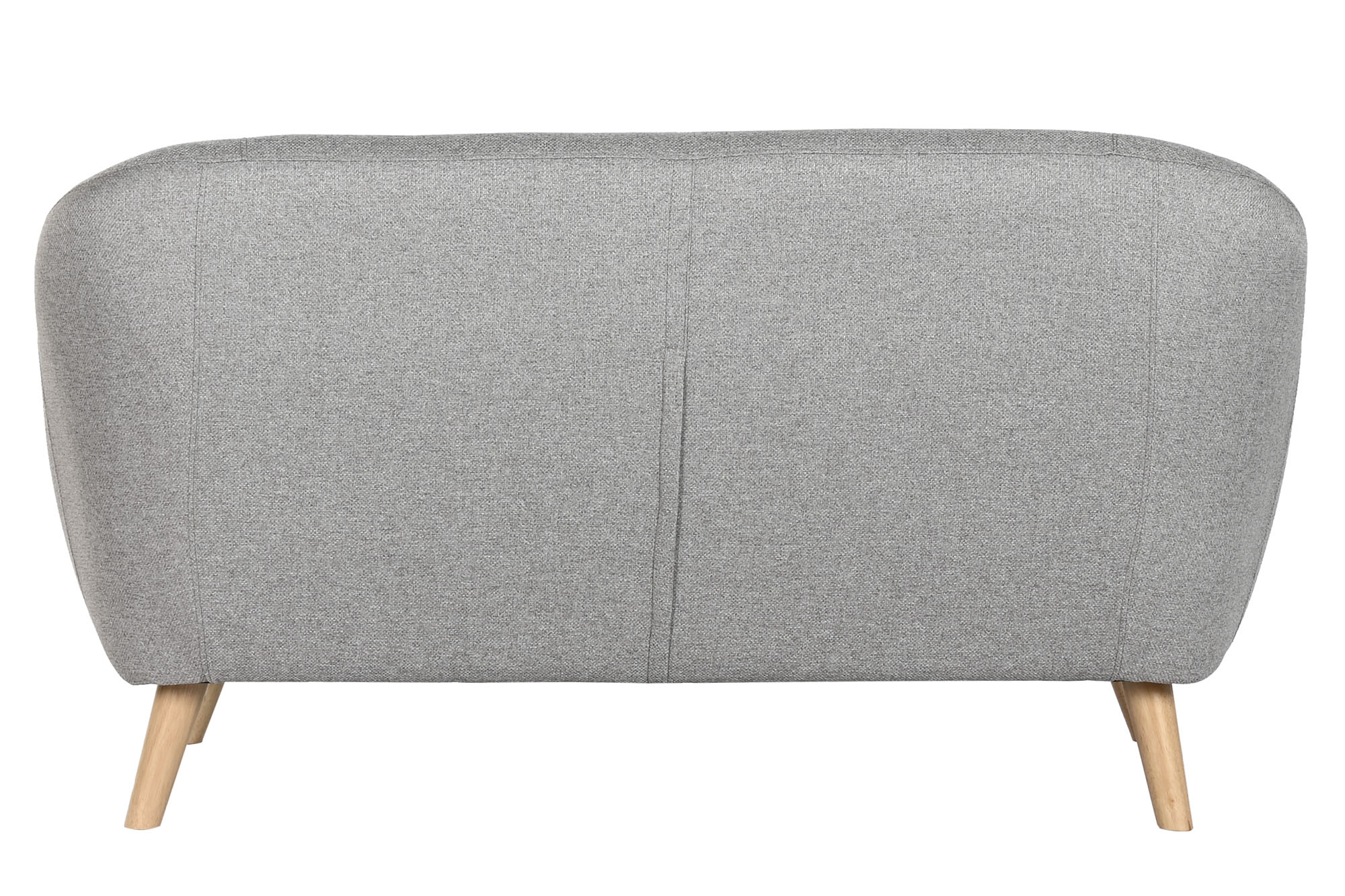 Sofa Poliester Rubberwood 146X84X82 2 Plazas Gris