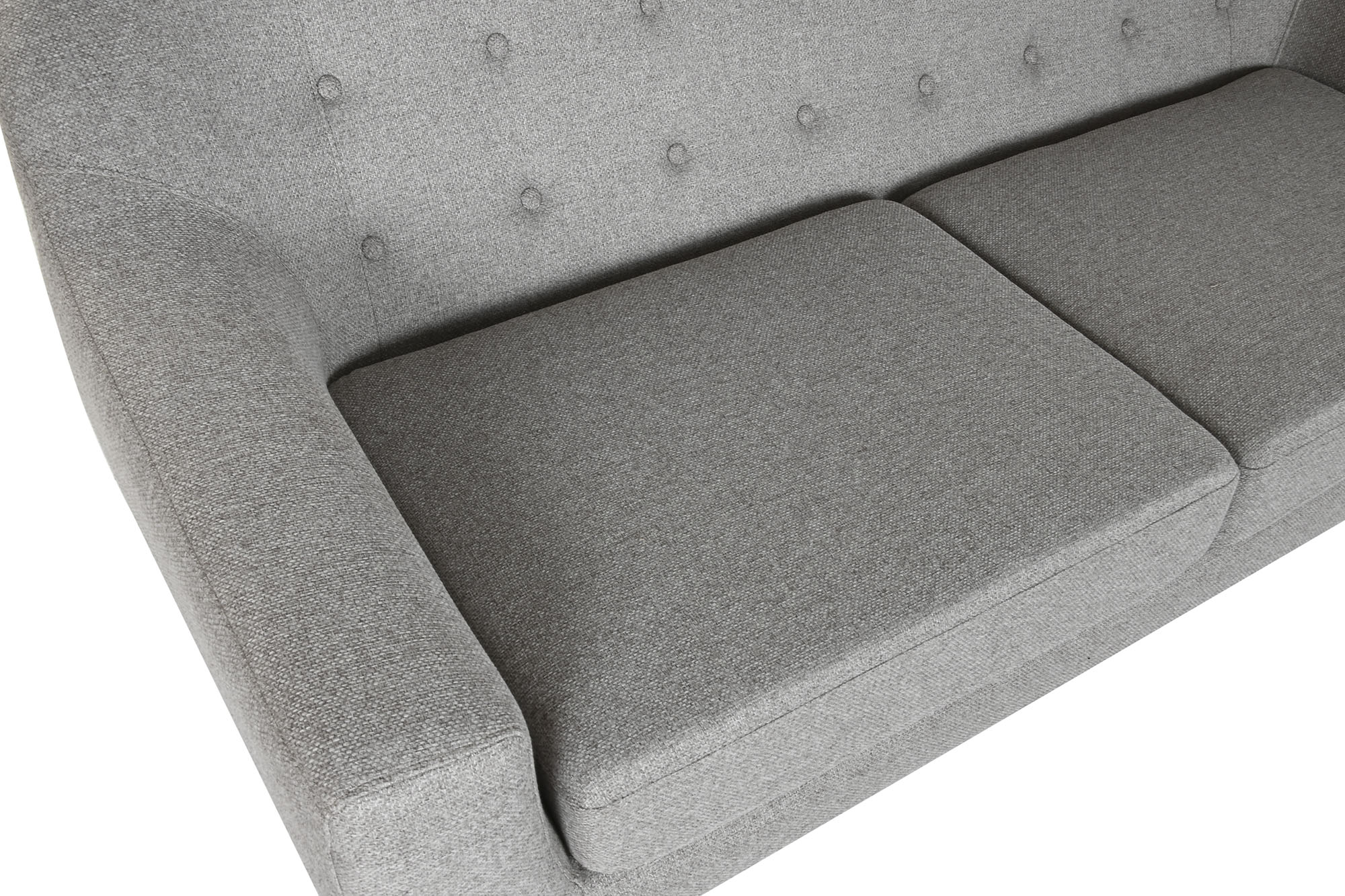 Sofa Poliester Rubberwood 172X82X82 3 Plazas Gris
