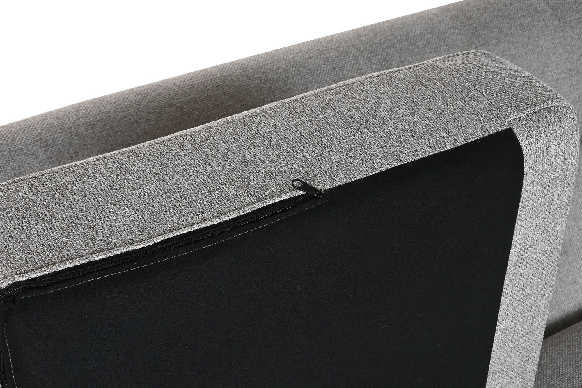 Sofa Poliester Rubberwood 226X144X84 Chaiselongue