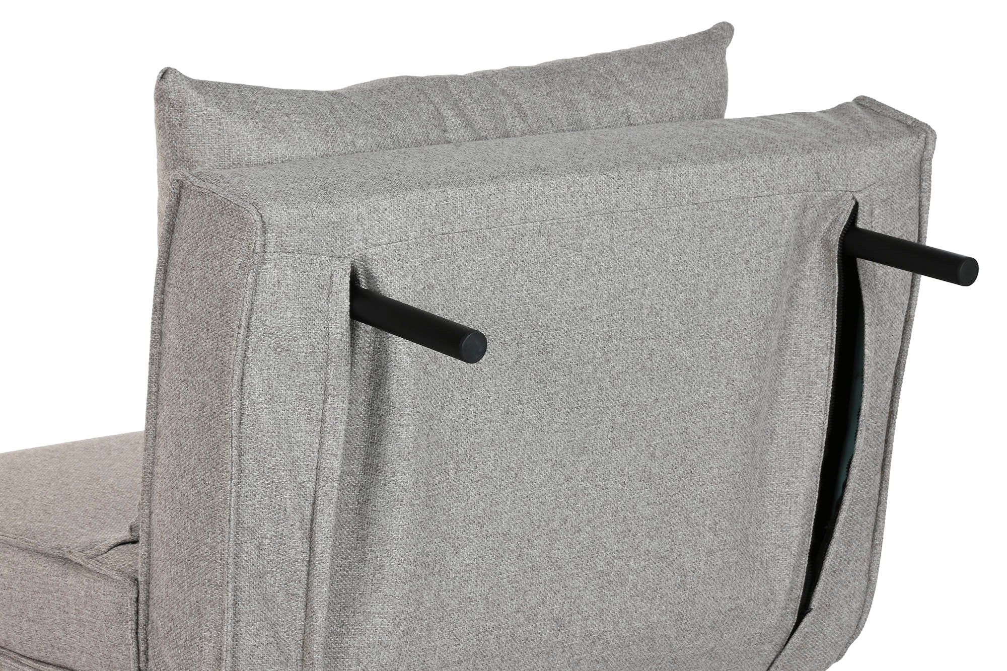 Sofa Cama Poliester Metal 90X90X84 Gris