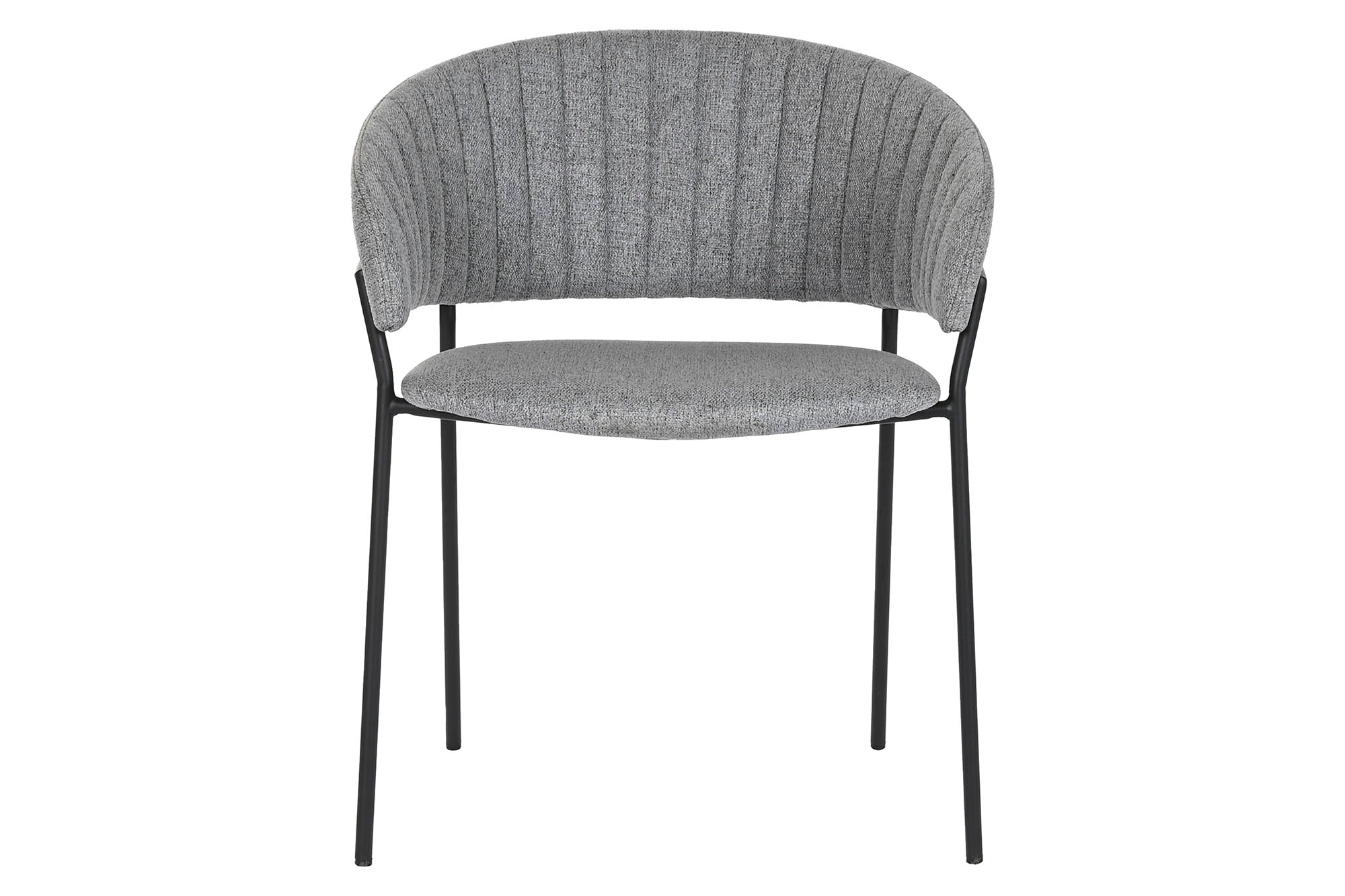 Silla Poliester Metal 59X53,5X74 Gris Claro