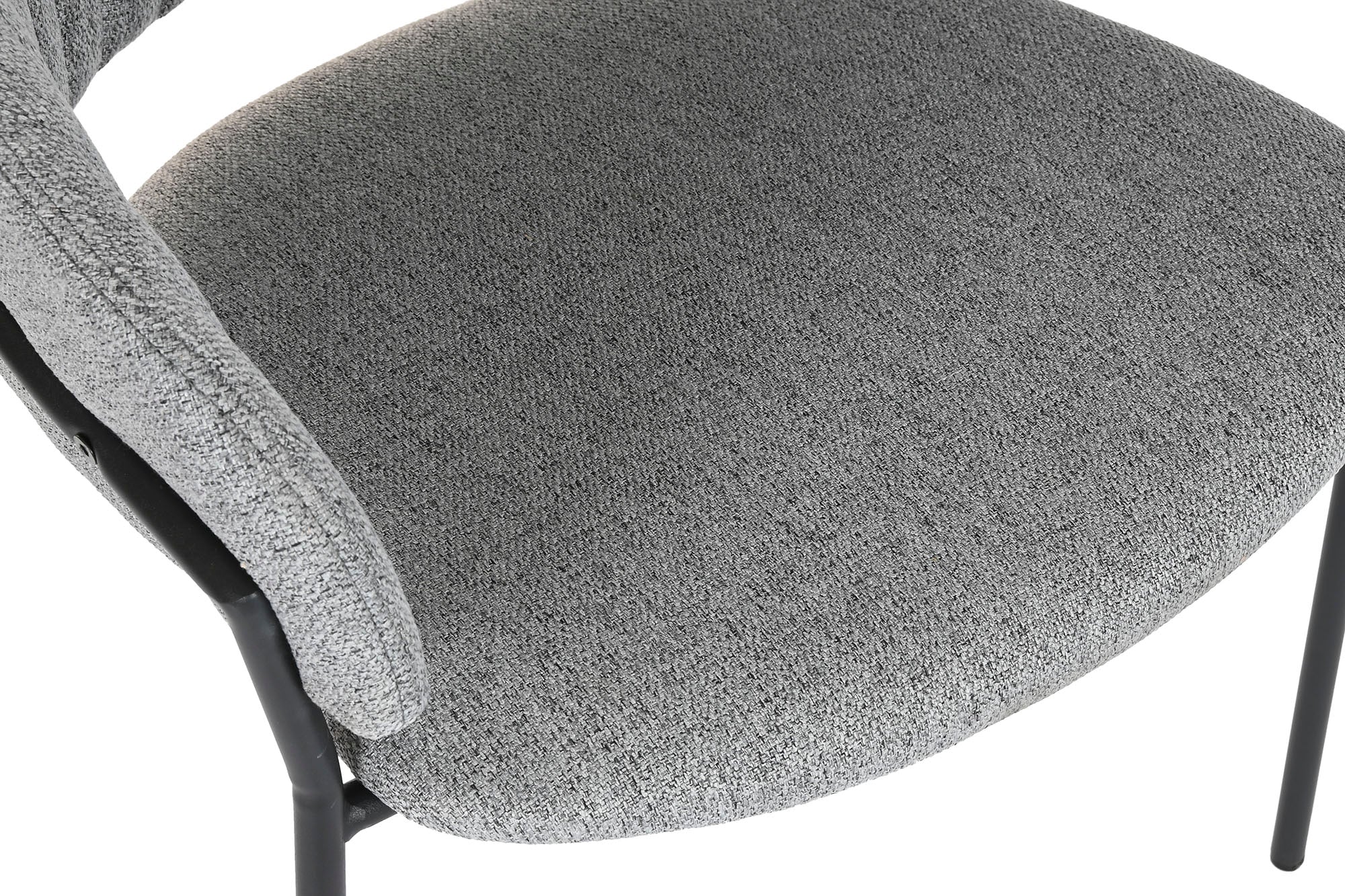 Silla Poliester Metal 59X53,5X74 Gris Claro