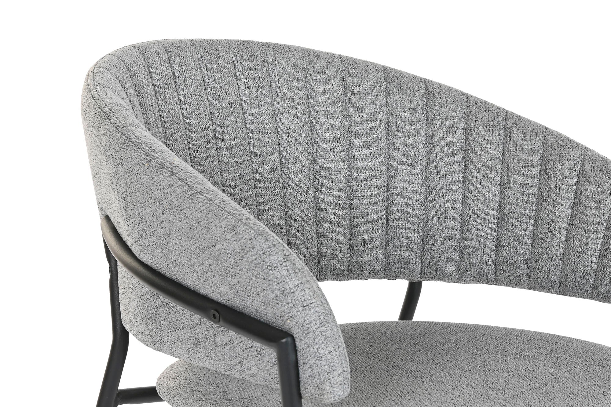 Silla Poliester Metal 59X53,5X74 Gris Claro