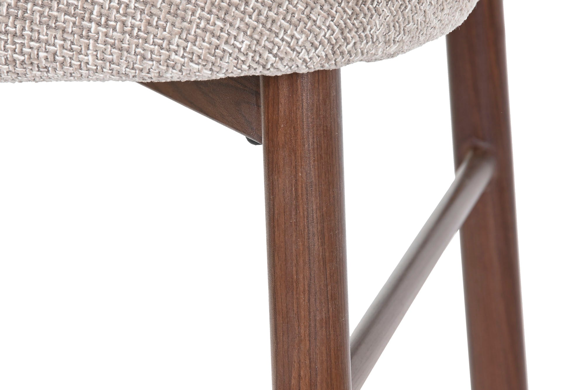 Taburete Metal Poliester 52X55X104 Simil Madera