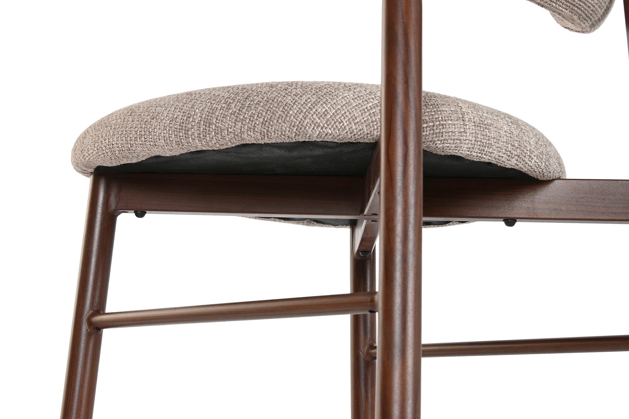 Taburete Metal Poliester 52X55X104 Simil Madera