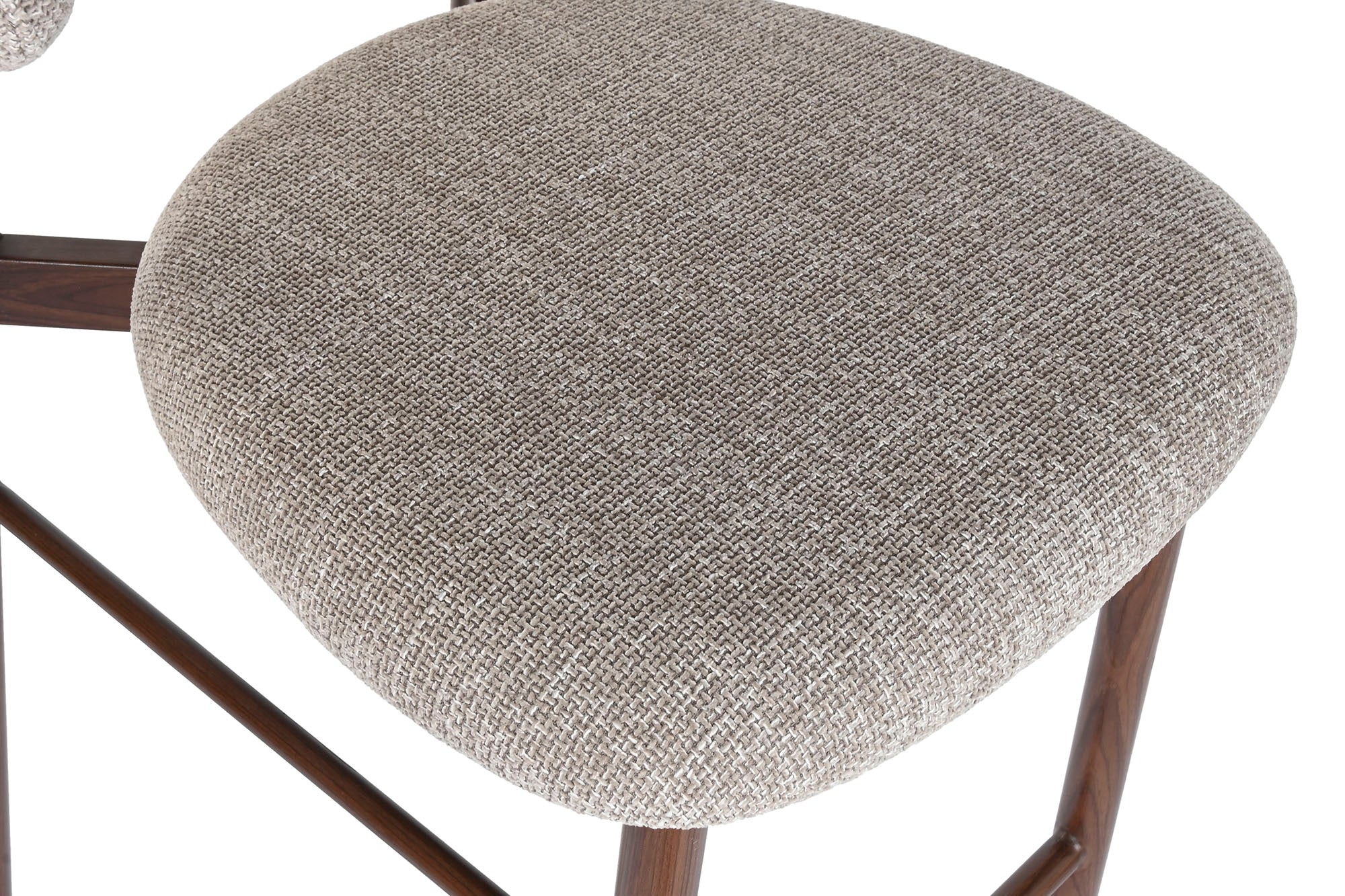 Taburete Metal Poliester 52X55X104 Simil Madera