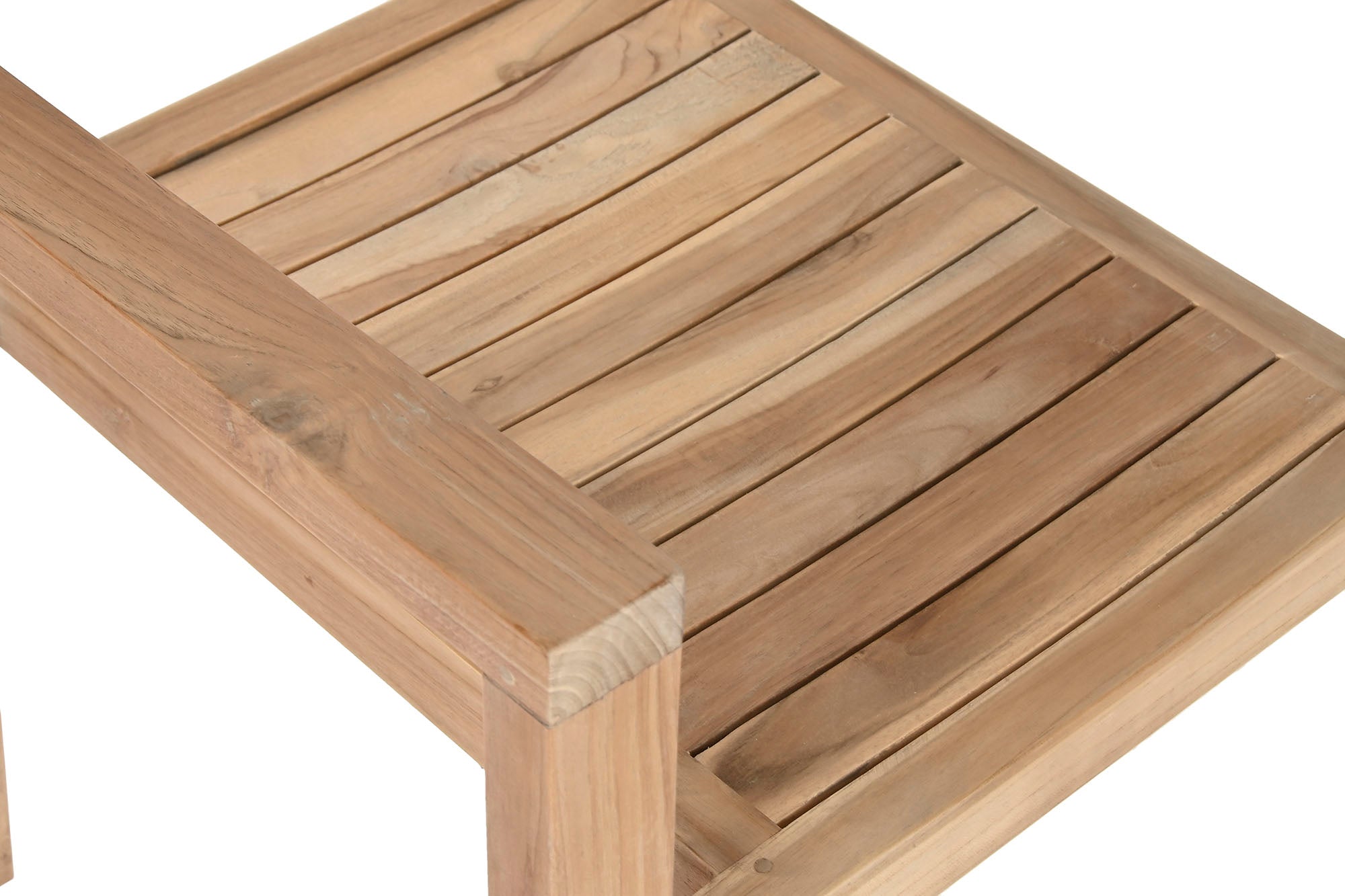 Silla Teca 58X55X76 Apilable Natural