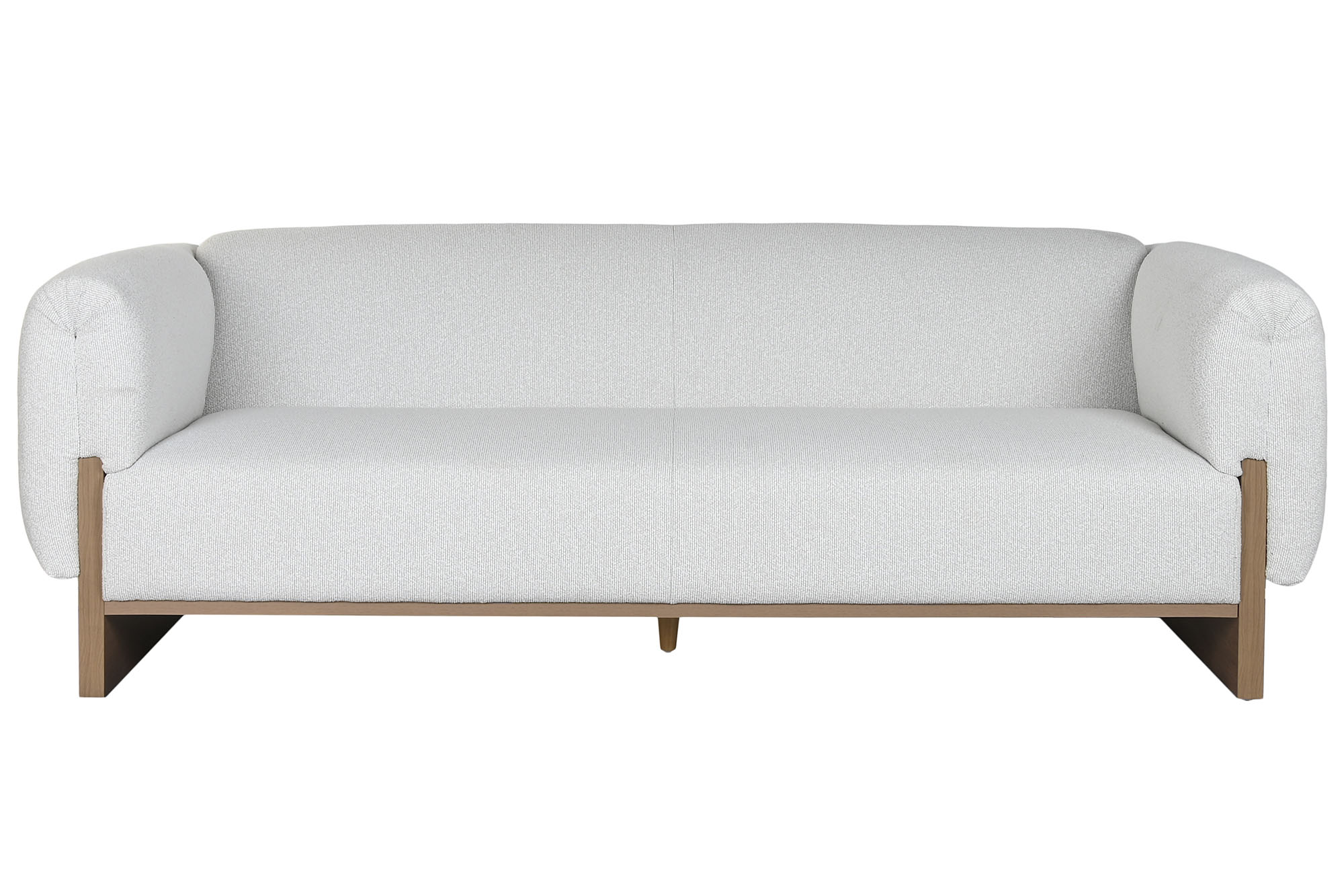 Sofa Poliester Mdf 220X95X77 Gris