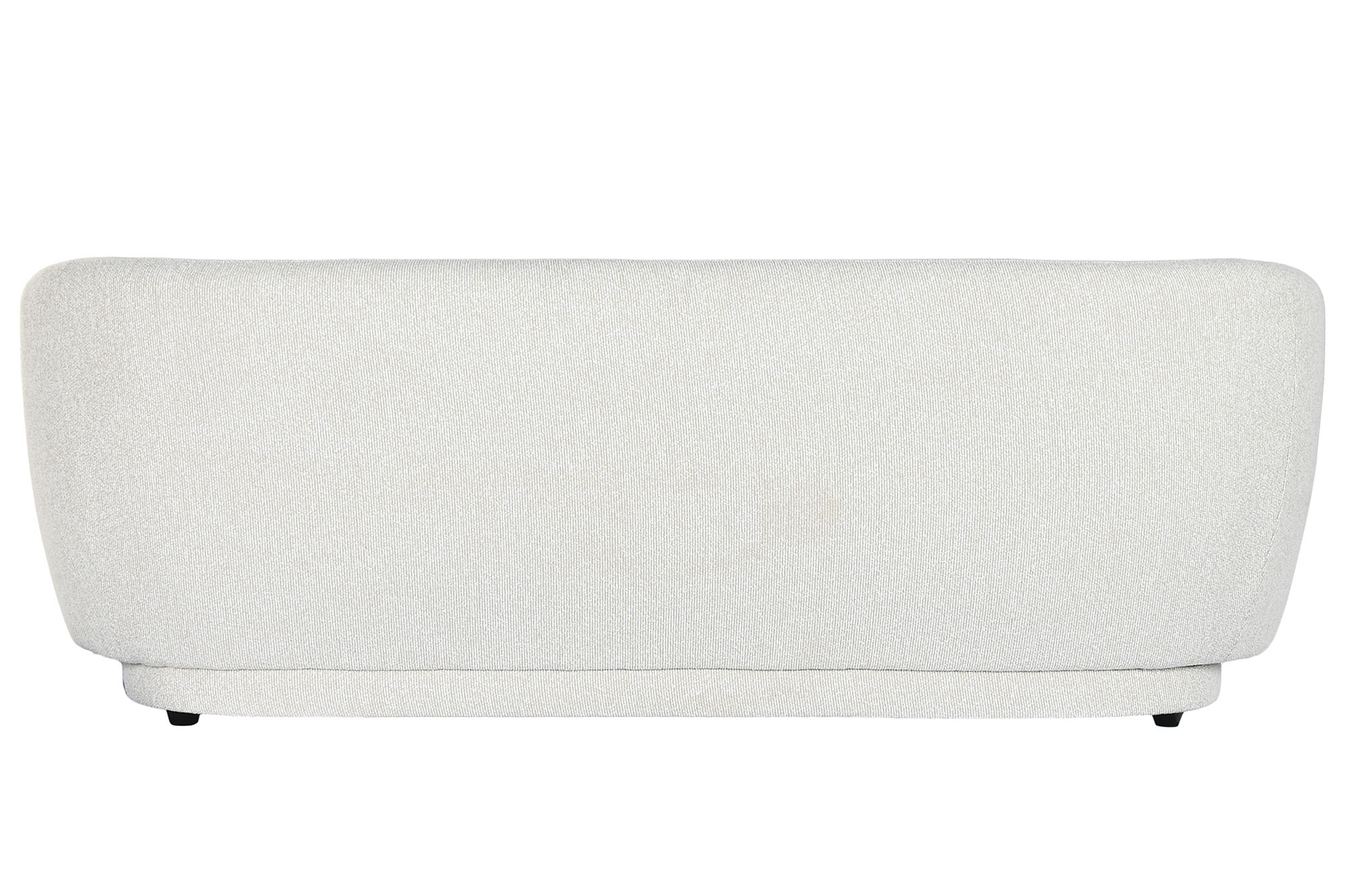 Sofa Madera Poliester 196X94,5X71 Bucle Blanco
