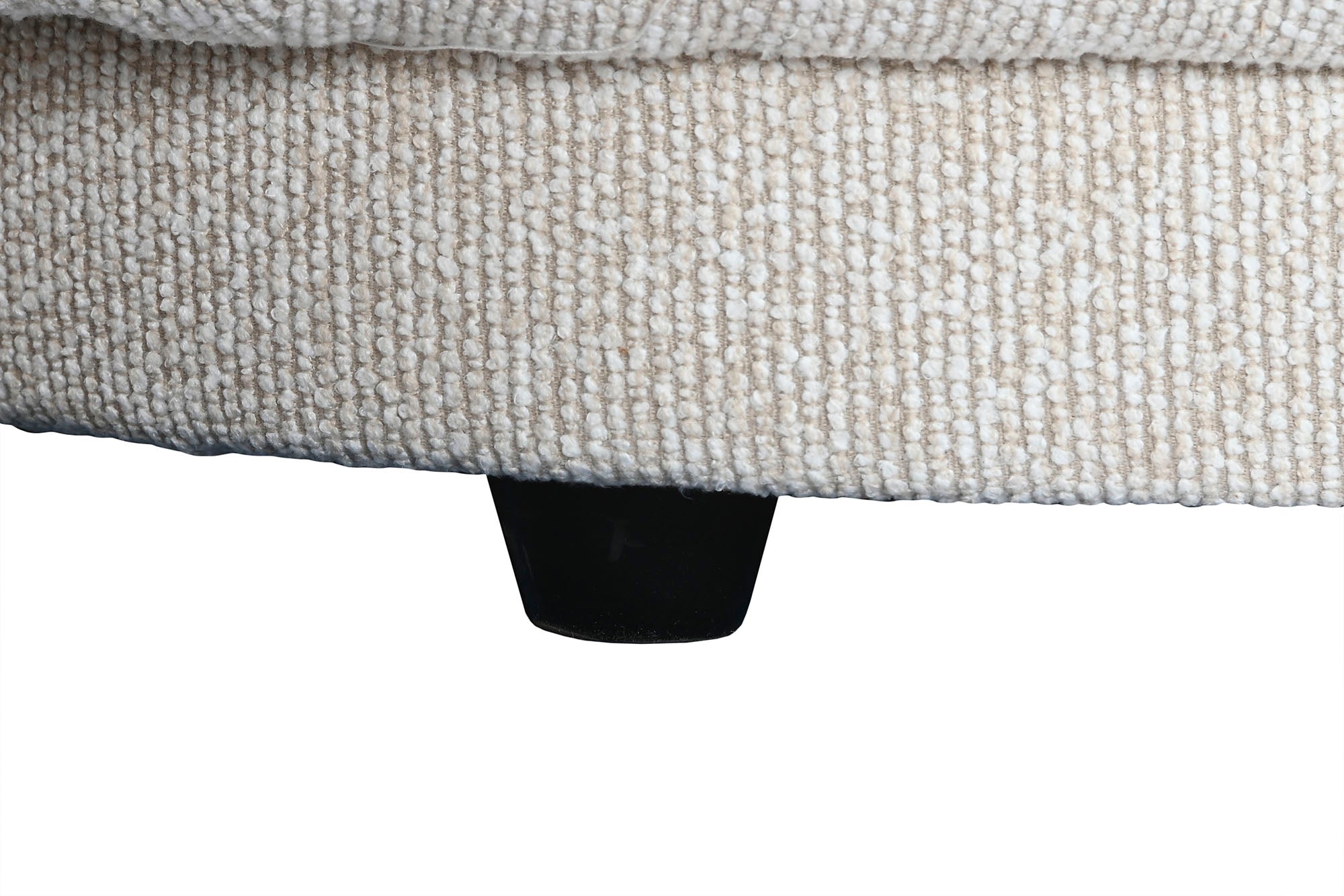 Sofa Madera Poliester 196X94,5X71 Bucle Blanco