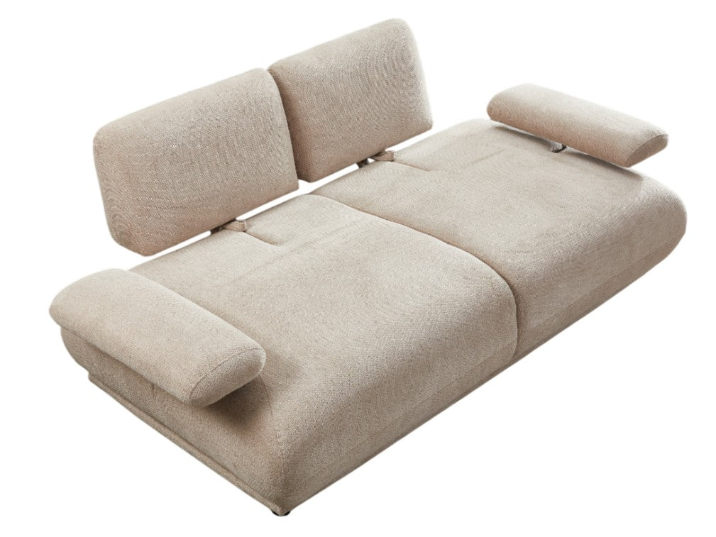 Sofa Poliester 220X111X85 Respaldo Y Brazos Abatib