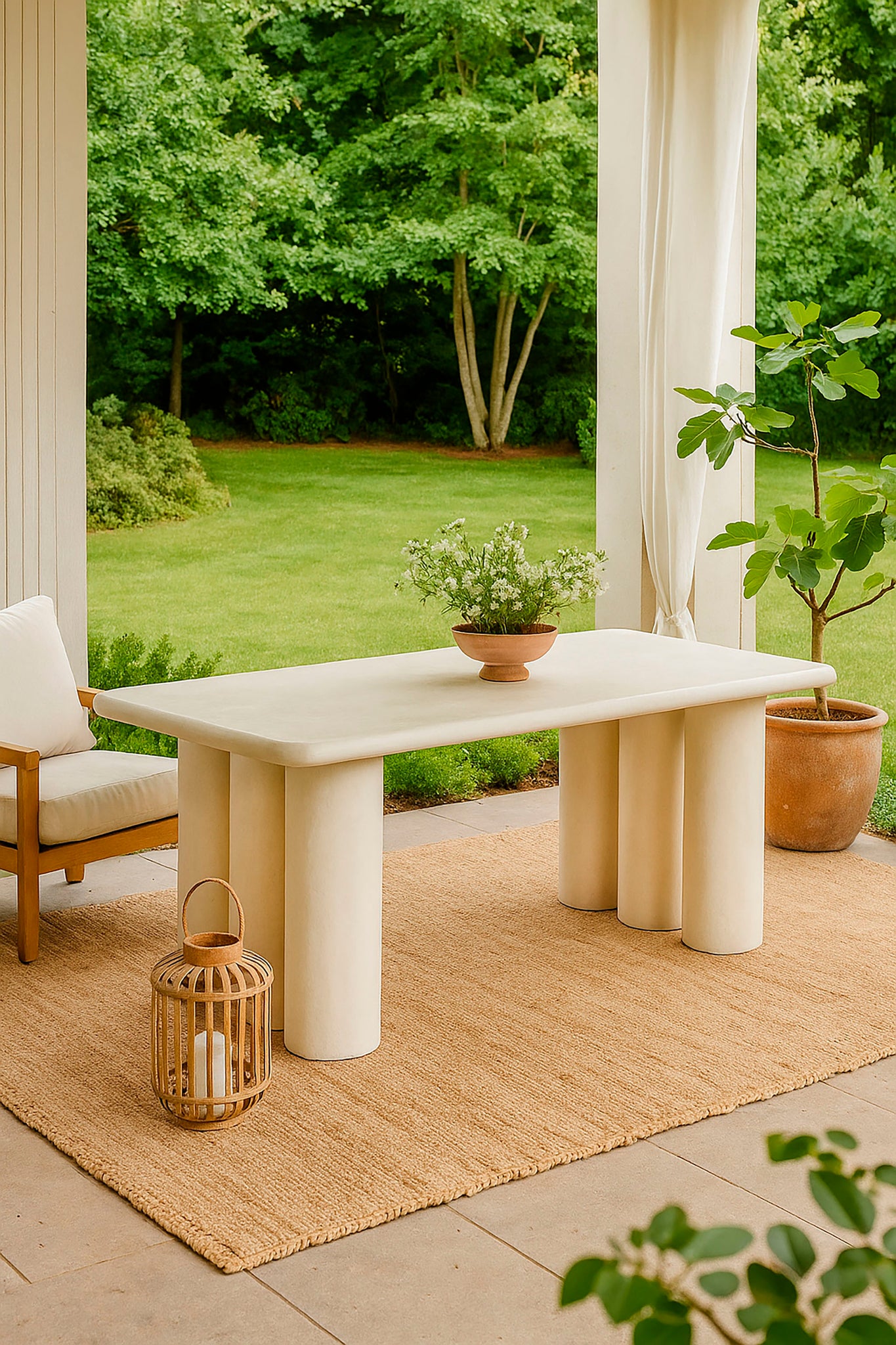 Mesa Comedor Resina Mdf 180X90X79 42,60 Rugoso