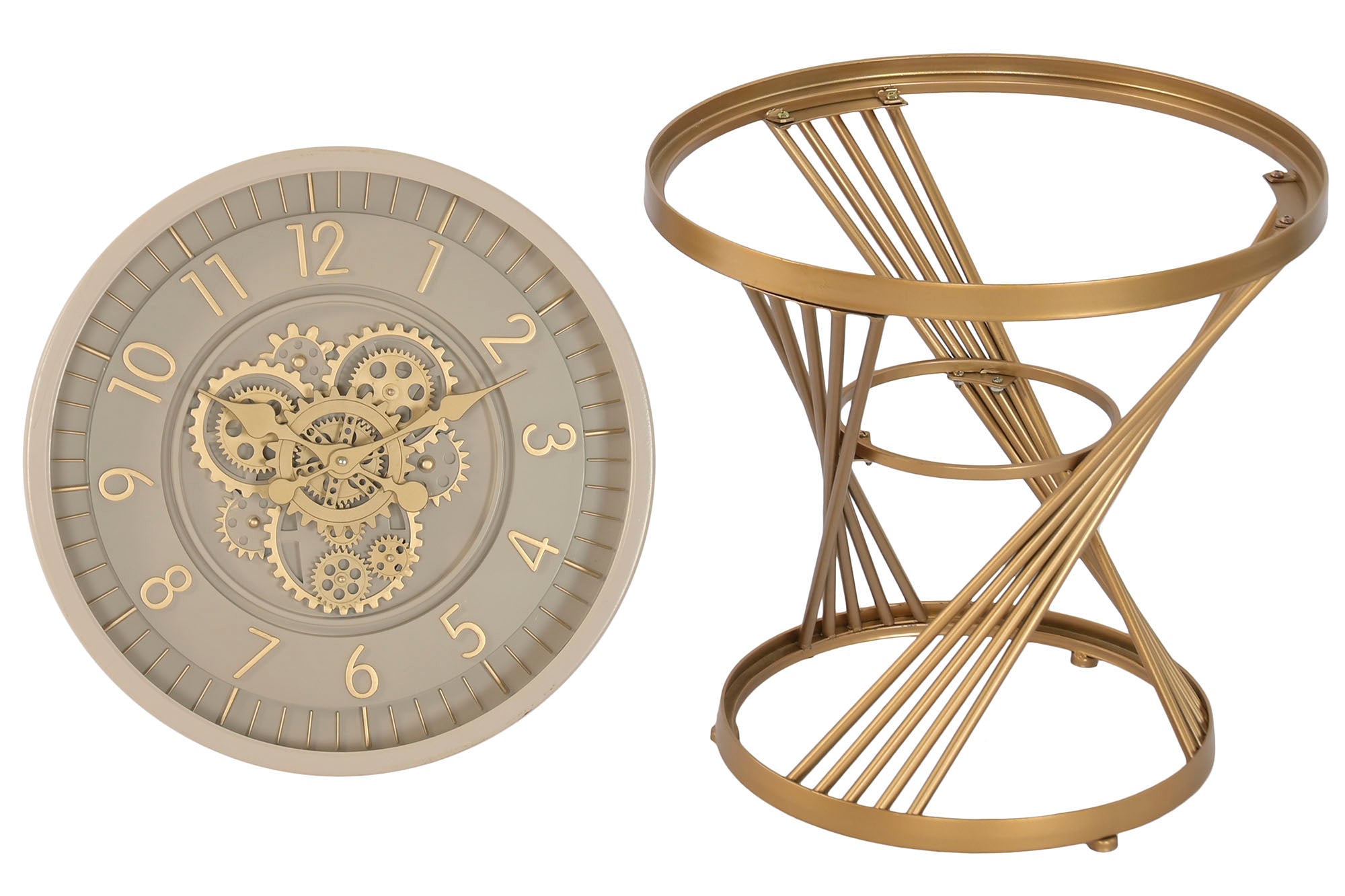 Mesita Auxiliar Metal 50X50X51 6,00 Reloj Movimien