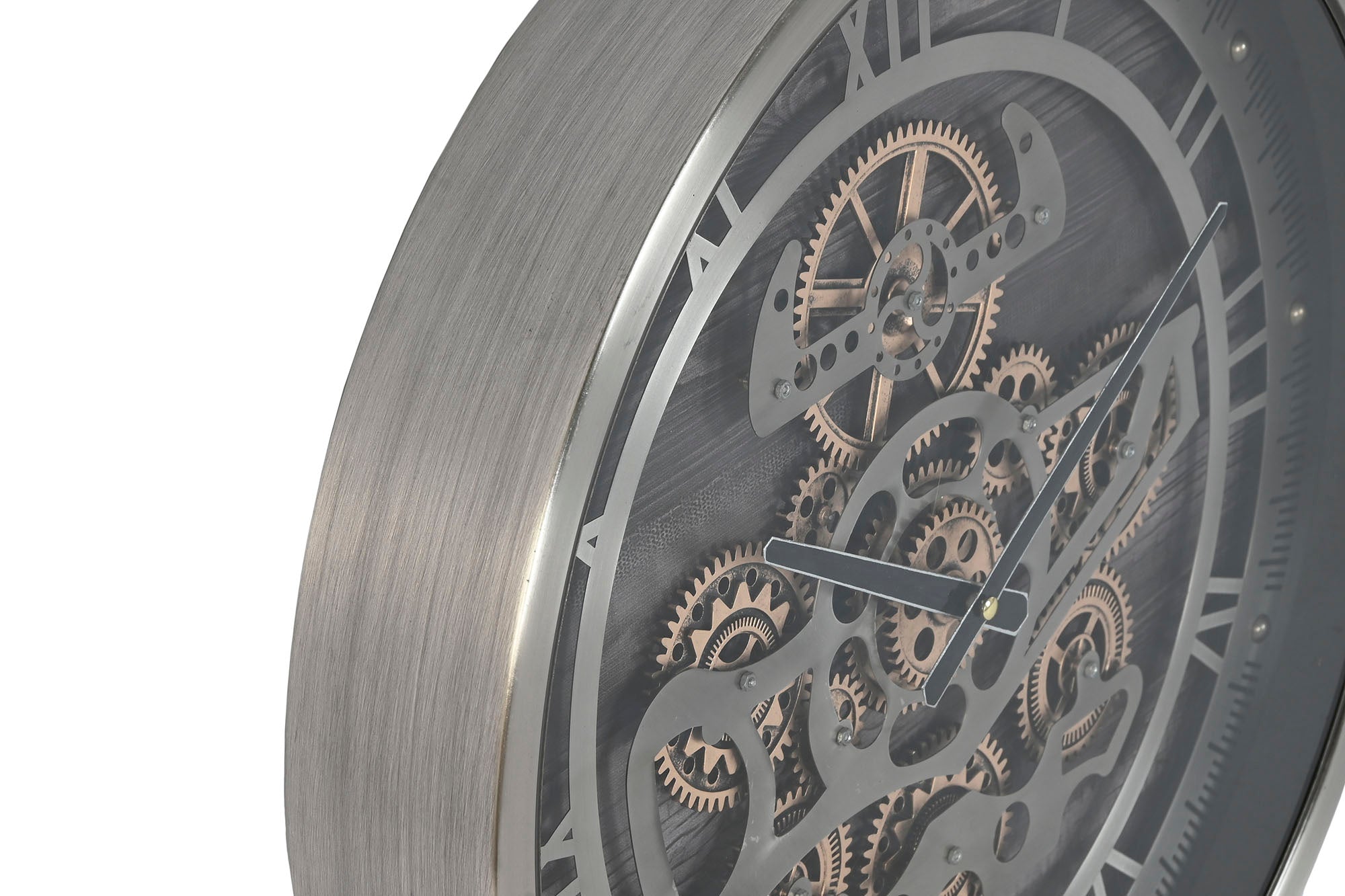 Mesita Auxiliar Metal 50X50X54 Reloj Movimiento