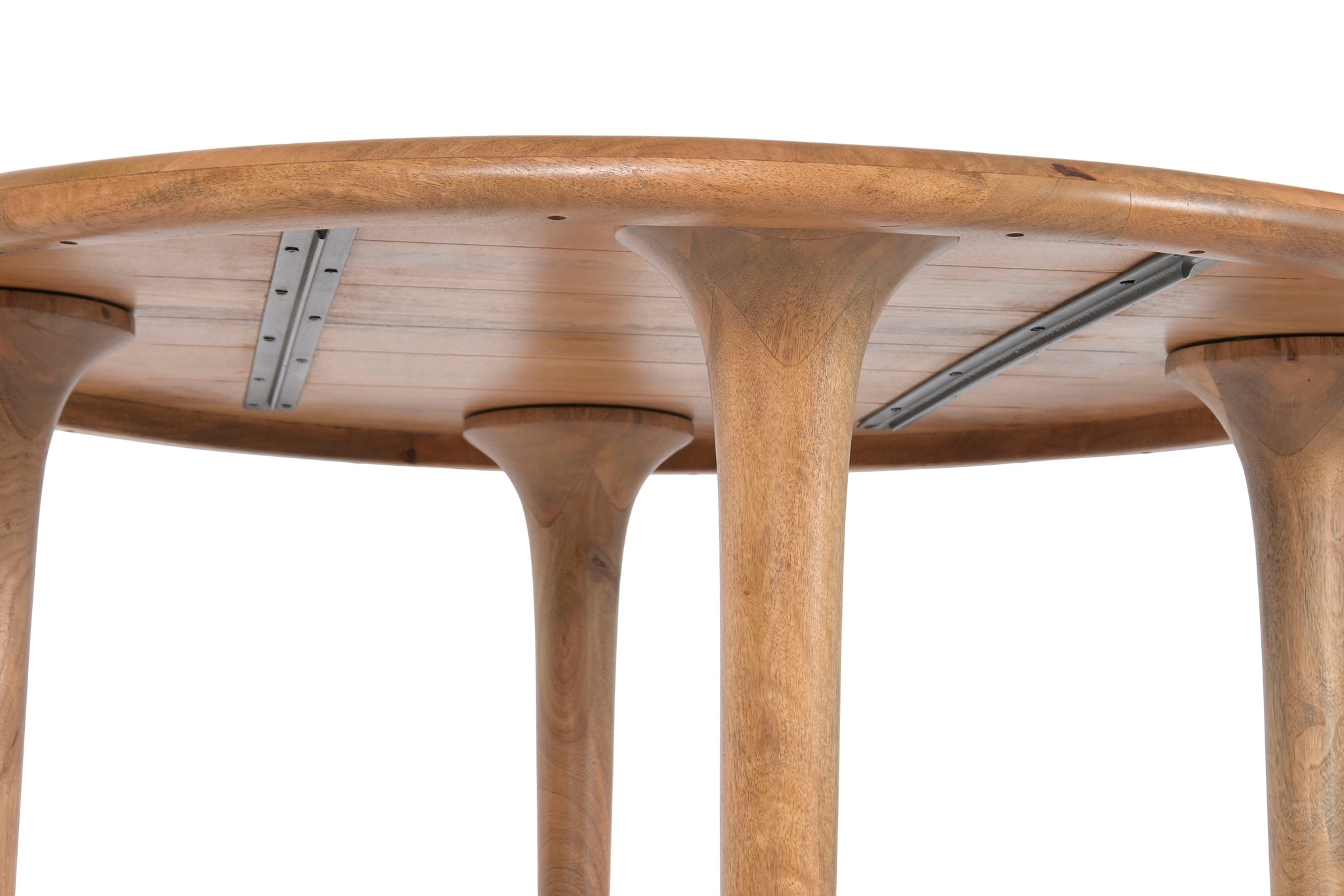 Mesa Redonda Comedor Mango 115X115X76 Natural