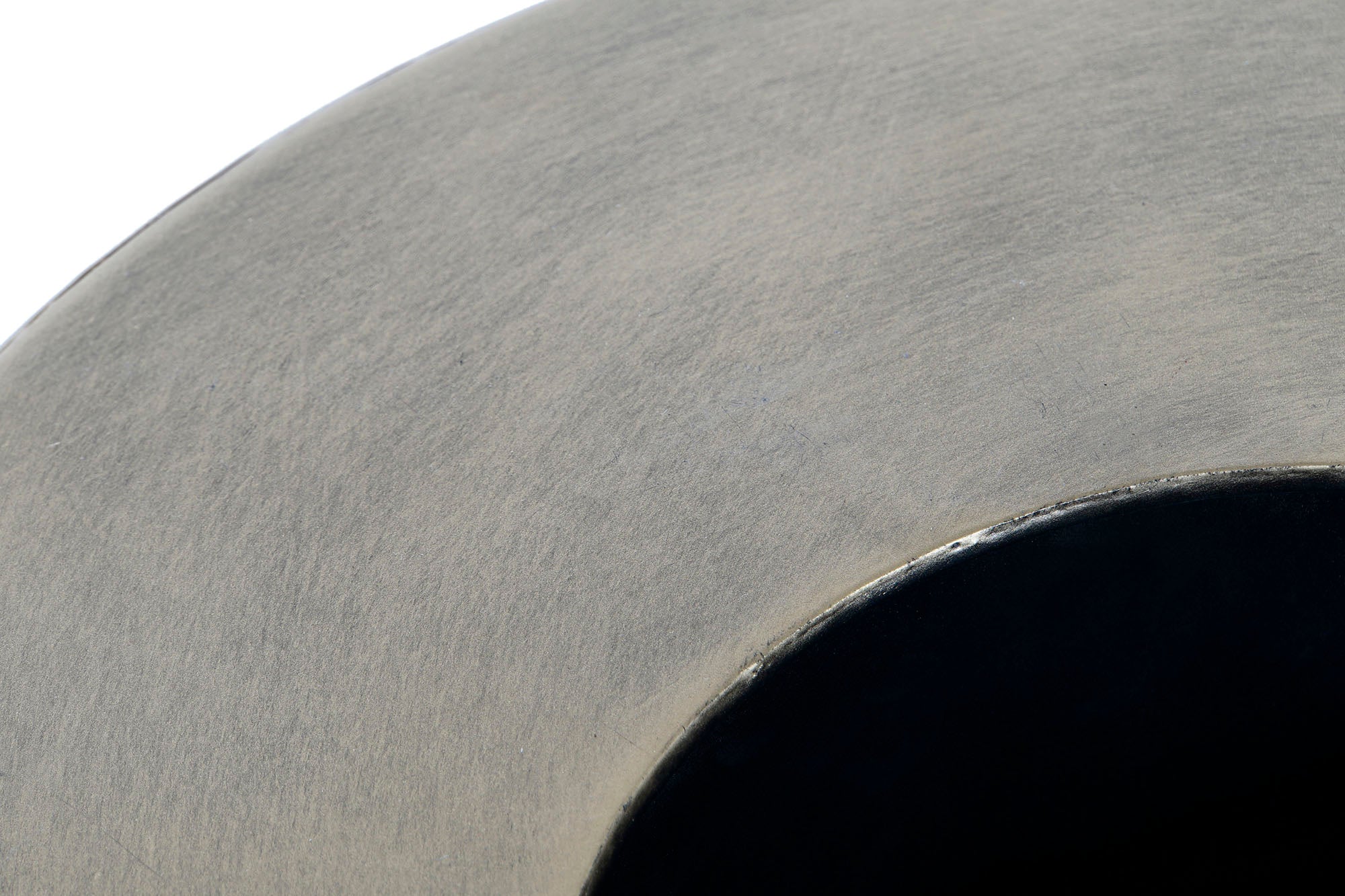 Conjunto de 2 vasos de metal 33x33x67 preto