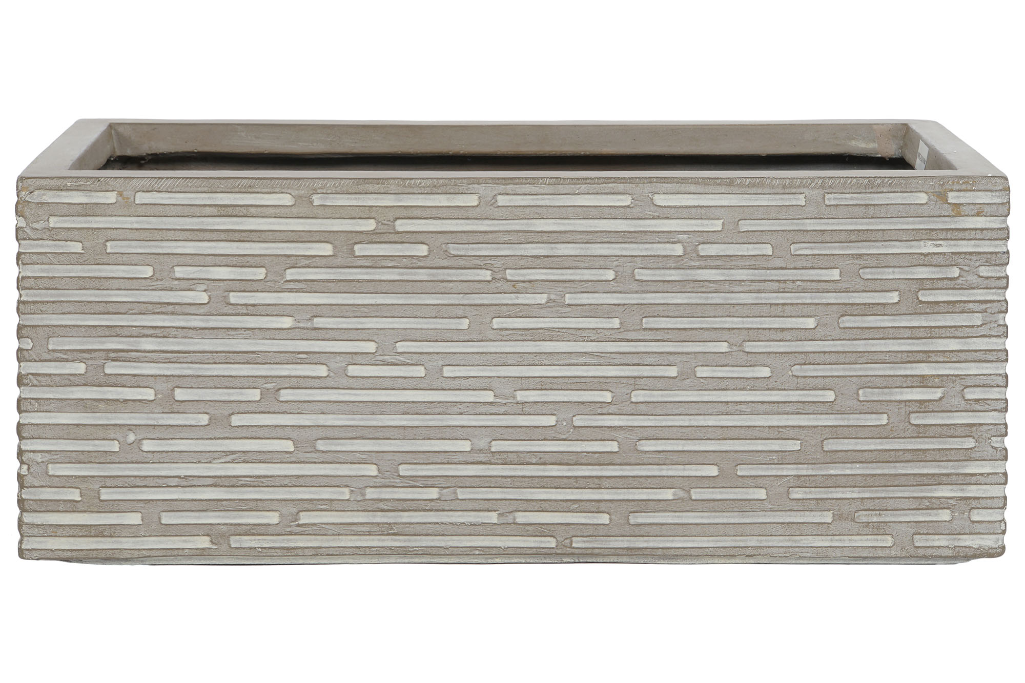 Conjunto de 3 vasos de magnésia 74,5 x 37,5 x 37,5 Decape