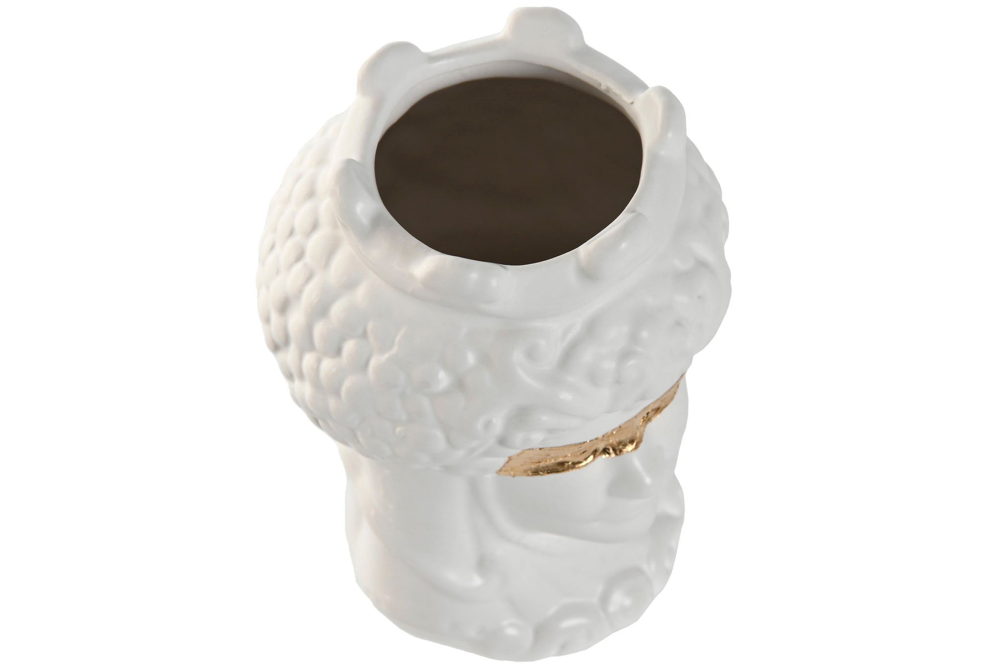 Vaso de Porcelana 10X10X14 Cabeça Siciliana 2 Sul