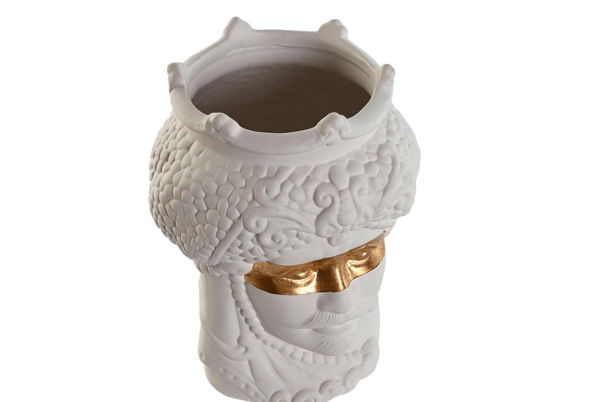 Vaso de porcelana 15X15X26,5 Cabeça siciliana 2 P